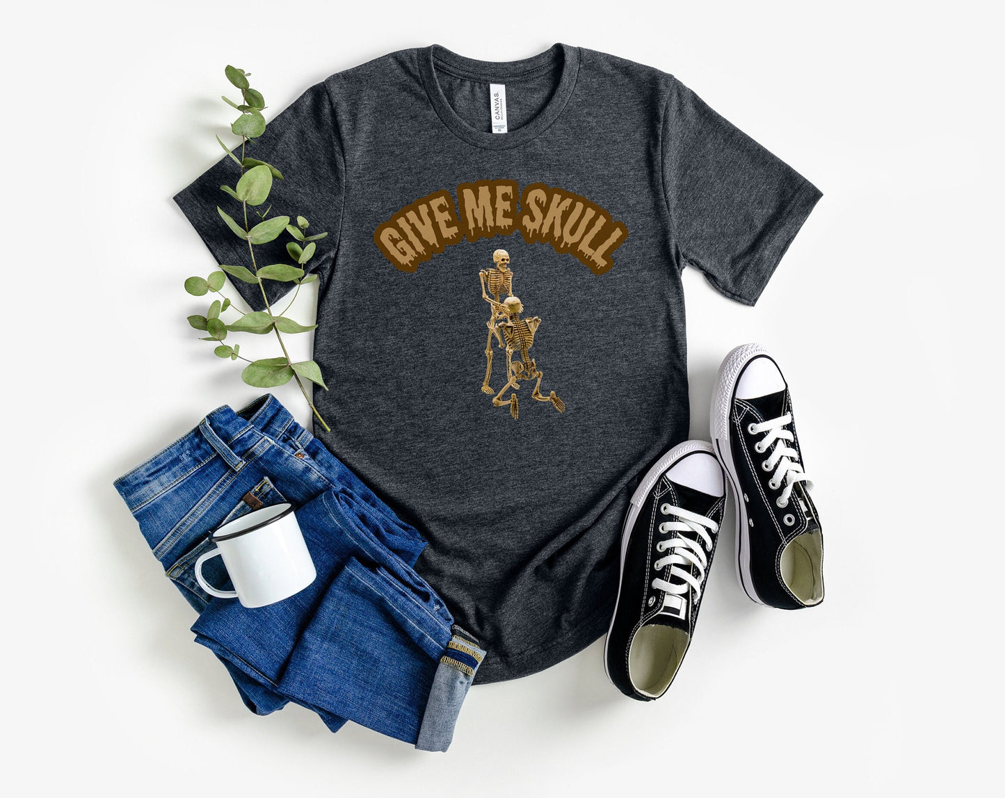 Skeleton getting skull in graveyard, Mens Womens Halloween Tee, Funny Halloween Shirt, Skeleton Oral Sex Shirt, sexy Naughty Halloween Shirt