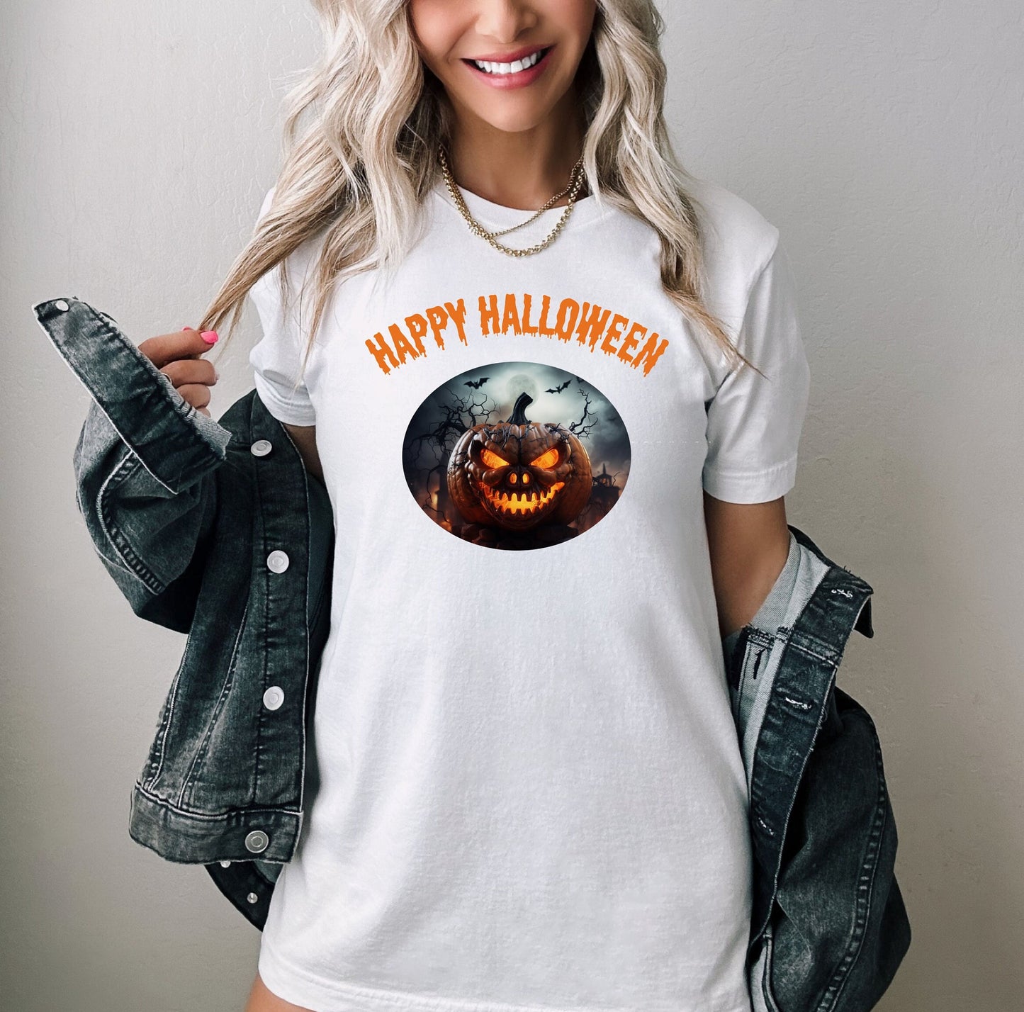 Scary Halloween Pumpkin shirt, Mens Womens Evil Halloween Tee, Horror Halloween T Shirt, Creepy Halloween Pumpkin Shirt, Dark Pumpkin shirt