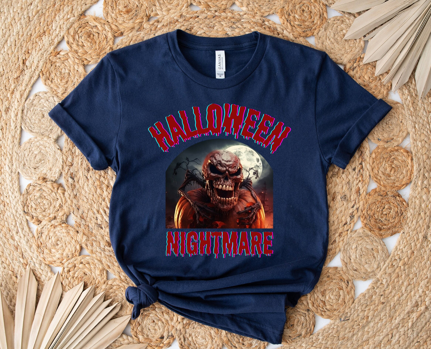 Scary Halloween Pumpkin shirt, Mens Womens Evil Halloween Tee, Horror Halloween T Shirt, Creepy Halloween Pumpkin Shirt, Dark Pumpkin shirt