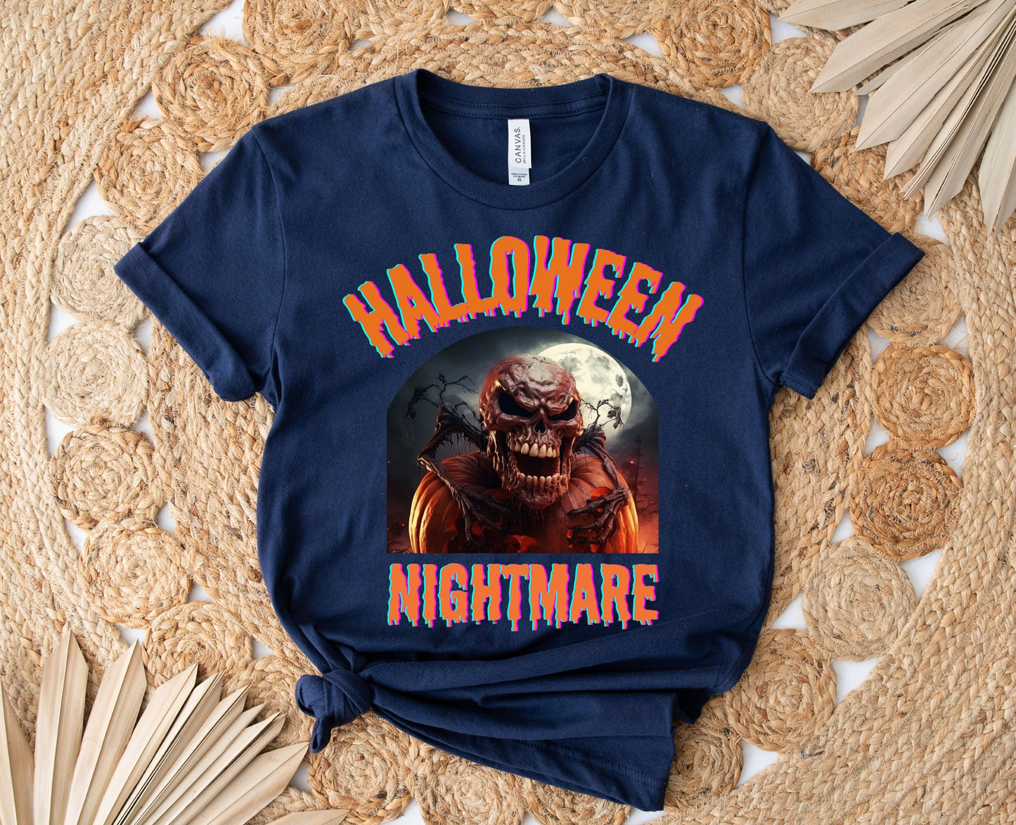 Scary Halloween Pumpkin shirt, Mens Womens Evil Halloween Tee, Horror Halloween T Shirt, Creepy Halloween Pumpkin Shirt, Dark Pumpkin shirt