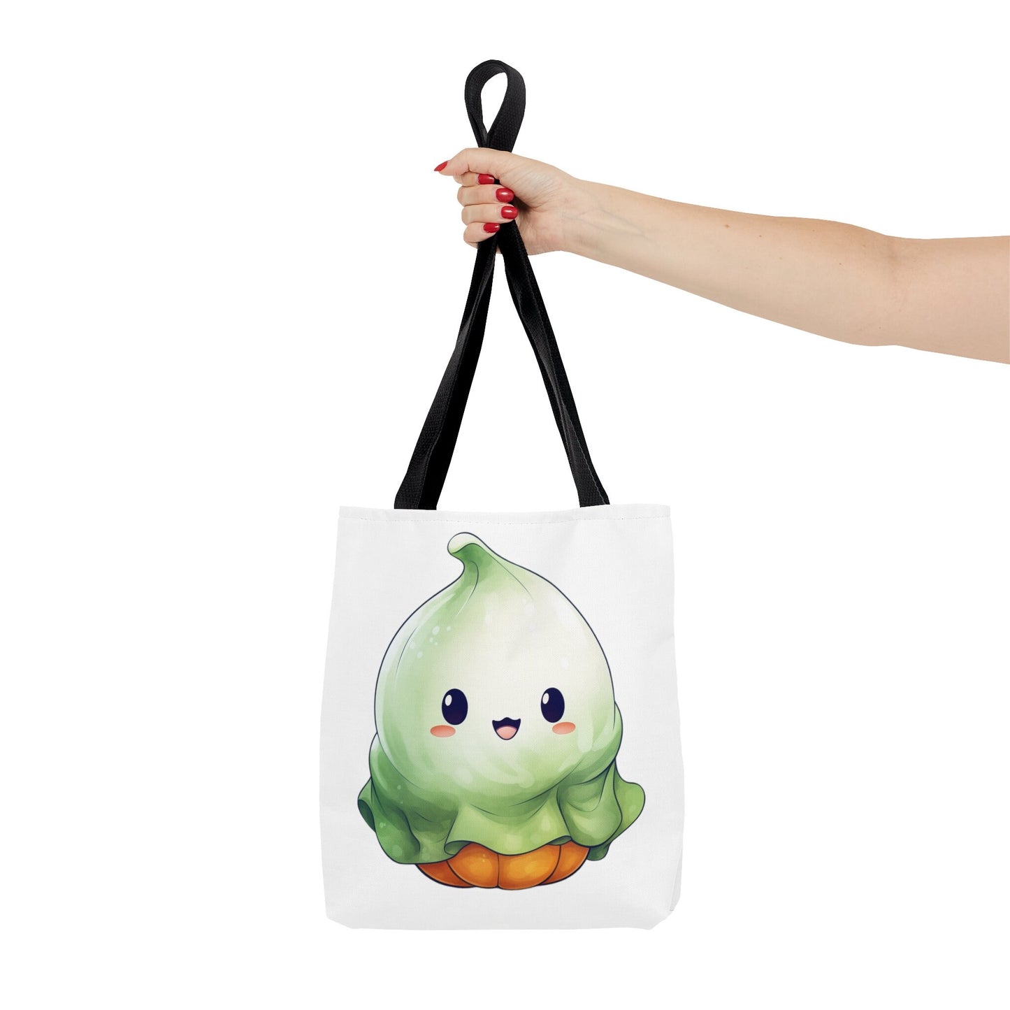 Cute Tote Bag with adorable Ghost, Ghost Tote bag for any Occassion, Cute Ghost Tote bag for Halloween,  Mens, Womens, Kids Tote bag
