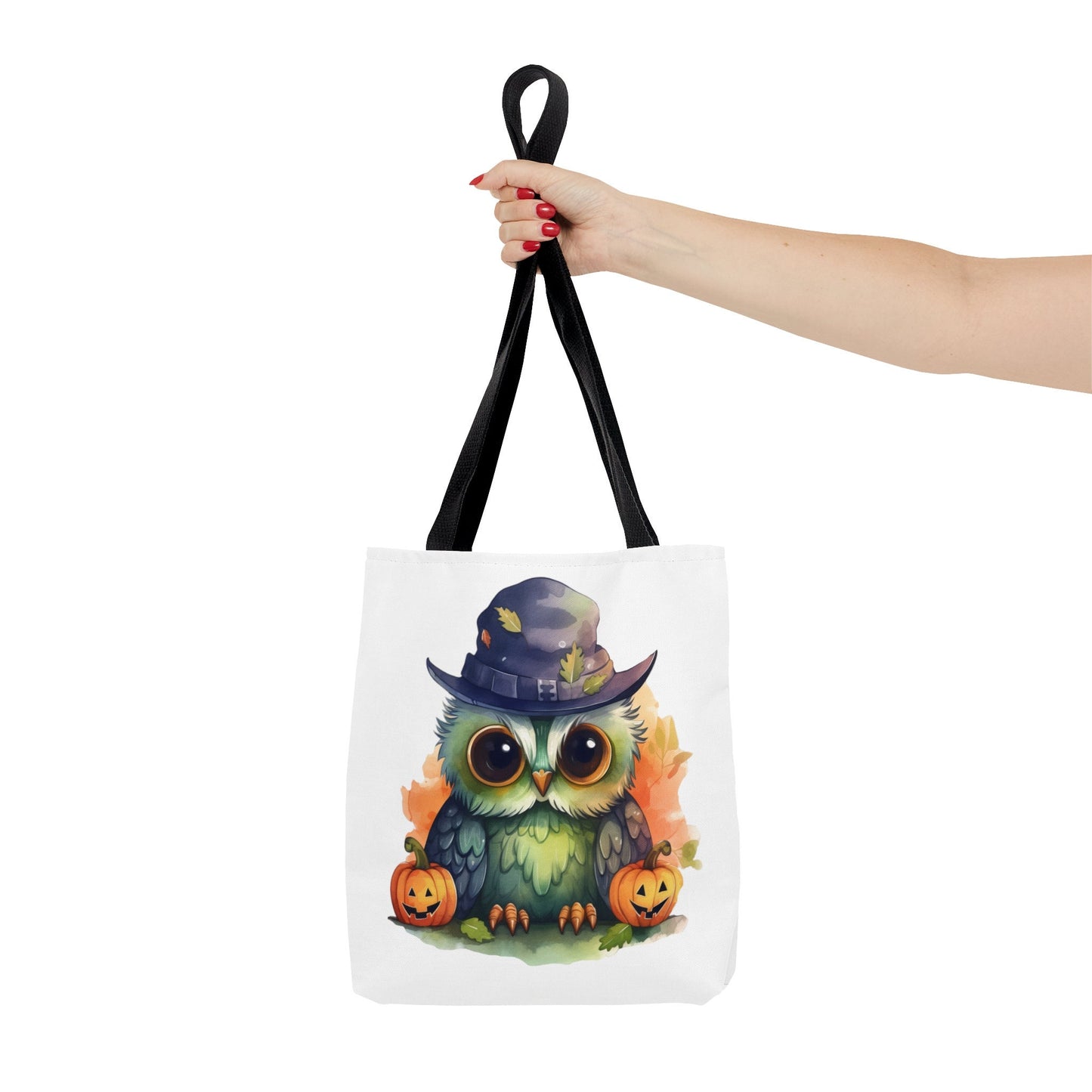 Adorable Tote bag with cute Owl, Owl Tote bag for any Occassion, Cute Owl Tote bag for Halloween,  Mens, Womens, Kids Tote bag.