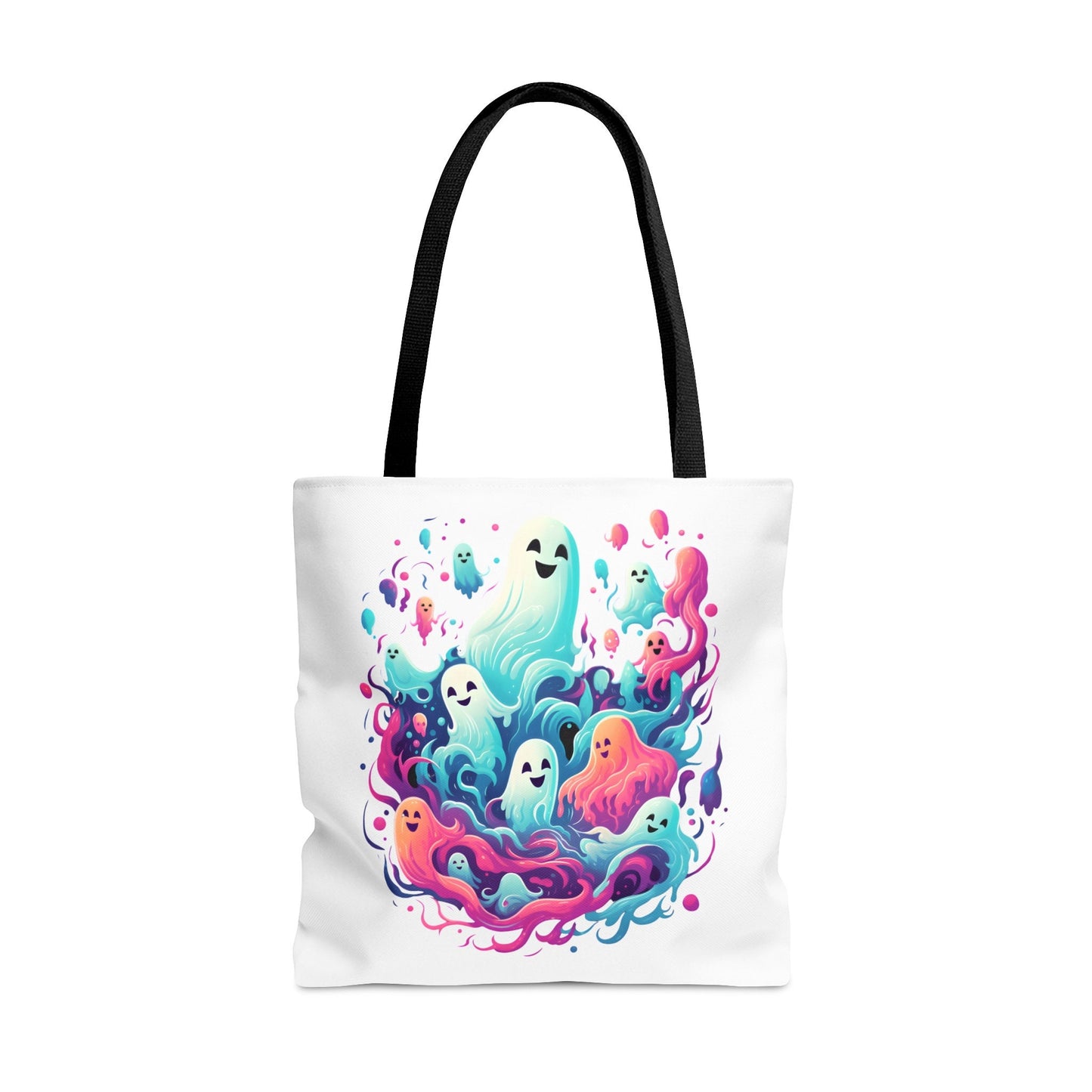 Adorable Tote bag with cute Ghost group, Ghost Tote bag for any Occassion, Cute Ghost Tote bag for Halloween,  Mens, Womens, Kids Tote bag.