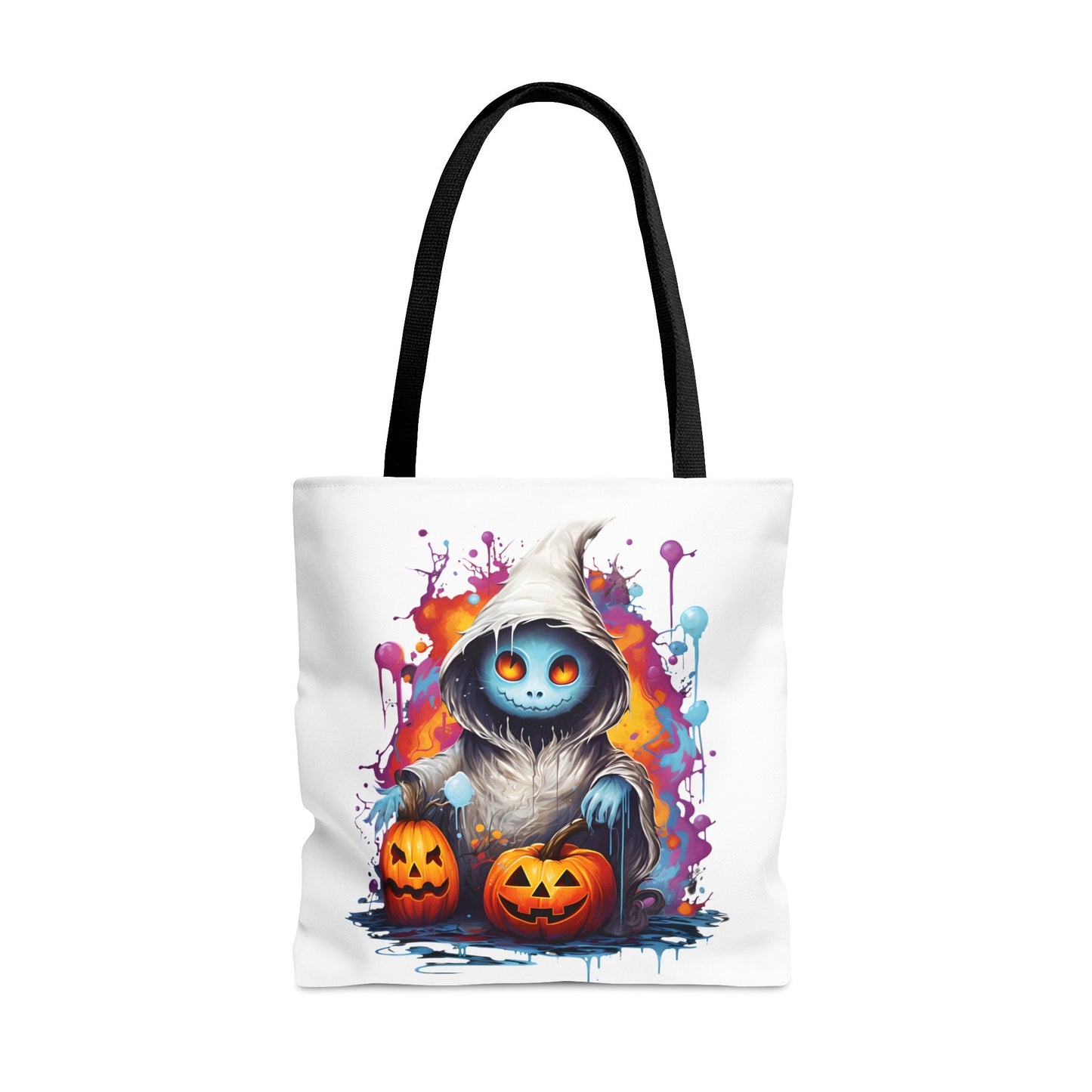 Adorable Tote bag with cute Ghost, Ghost Tote bag for any Occassion, Cute Ghost Tote bag perfect for Halloween,  Mens, Womens, Kids Tote bag