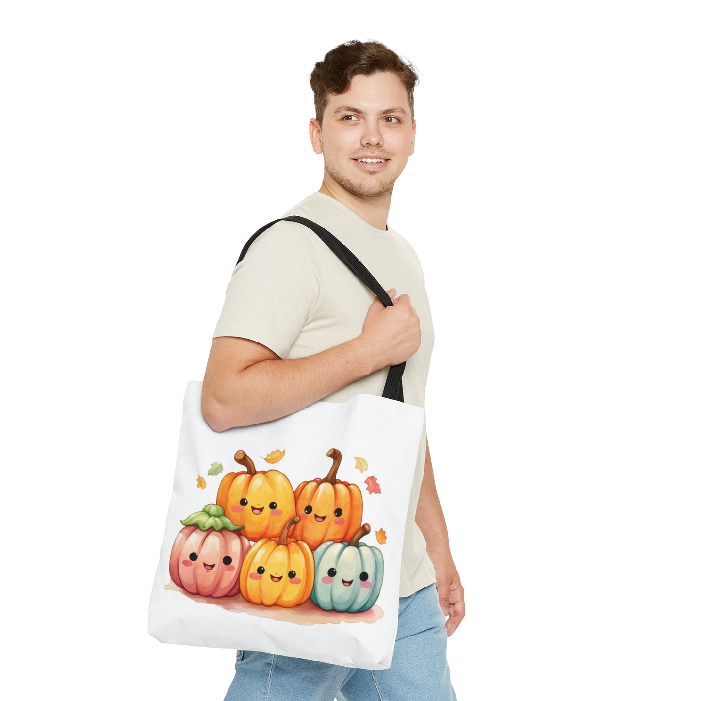 Adorable Tote bag with cute Pumpkins, Pumpkins Tote bag for any Occassion, Cute Pumpkin Tote bag for Halloween,  Mens, Womens, Kids Tote bag