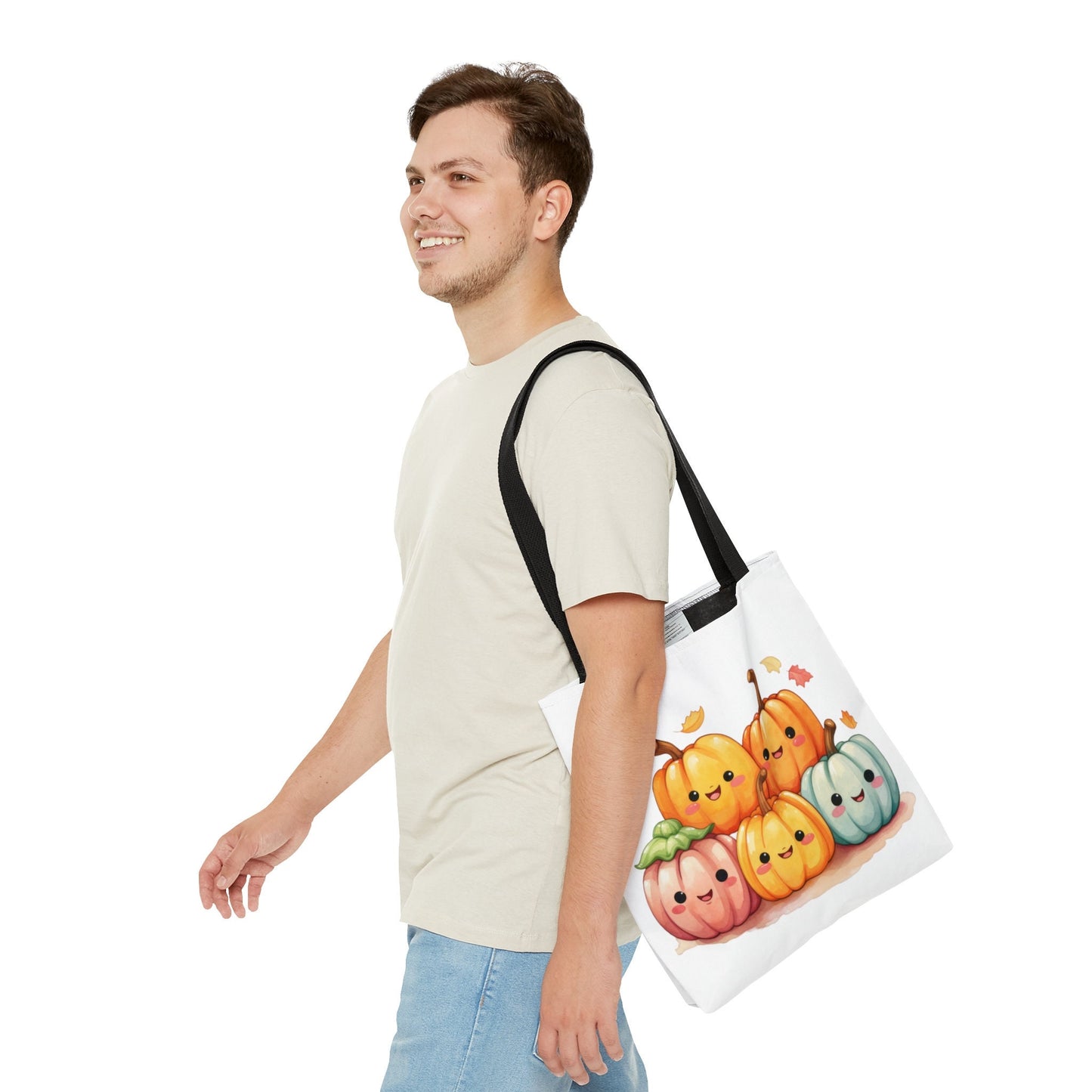 Adorable Tote bag with cute Pumpkins, Pumpkins Tote bag for any Occassion, Cute Pumpkin Tote bag for Halloween,  Mens, Womens, Kids Tote bag
