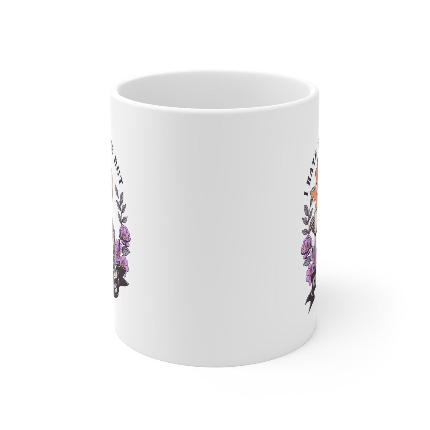 I Hate Everyone but Coffee Helps Mug, Funny Mug for Coffee Lovers, Awesome Gift Mug for Coffee Fans, Perfect Coffee Mug for your collection