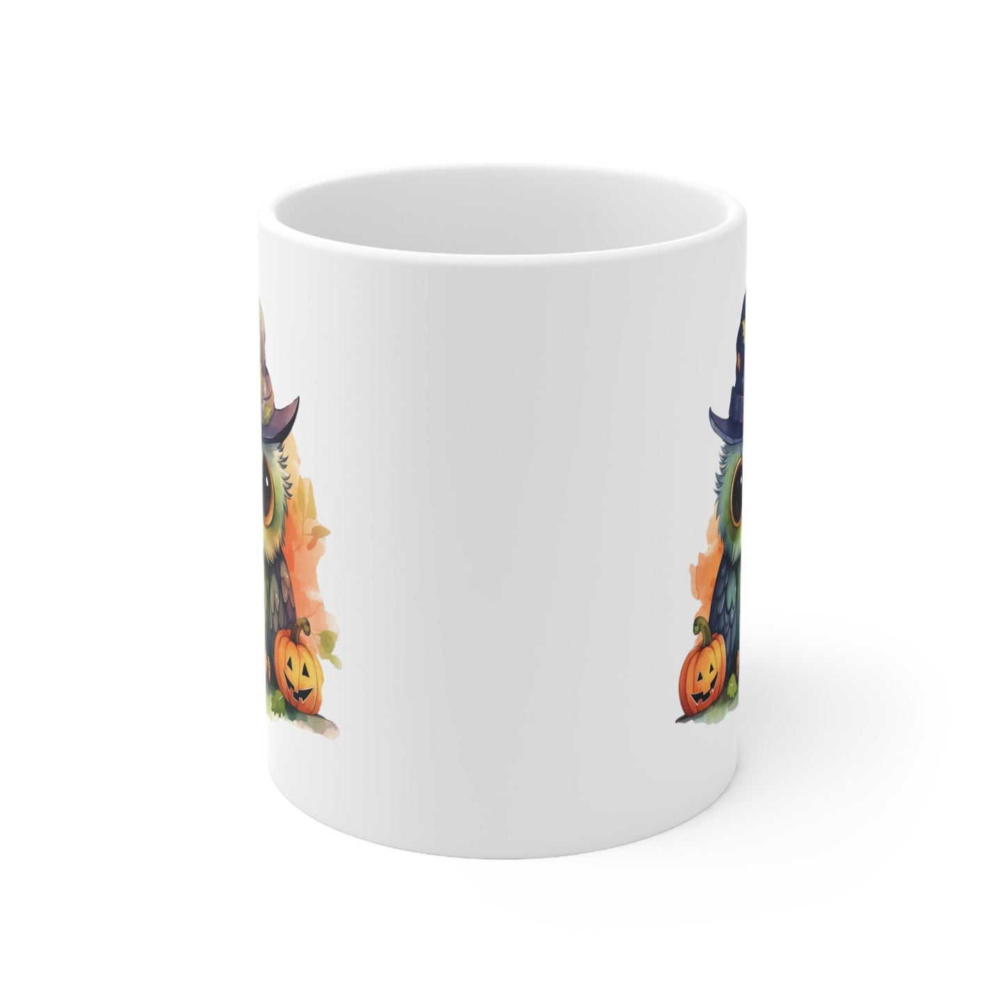 Adorable Halloween Coffee Mug with cute Owl, Owl Coffee Mug for any Occasion, Cute Owl Cup for Halloween,  Mens, Womens, Kids Coffee Mug