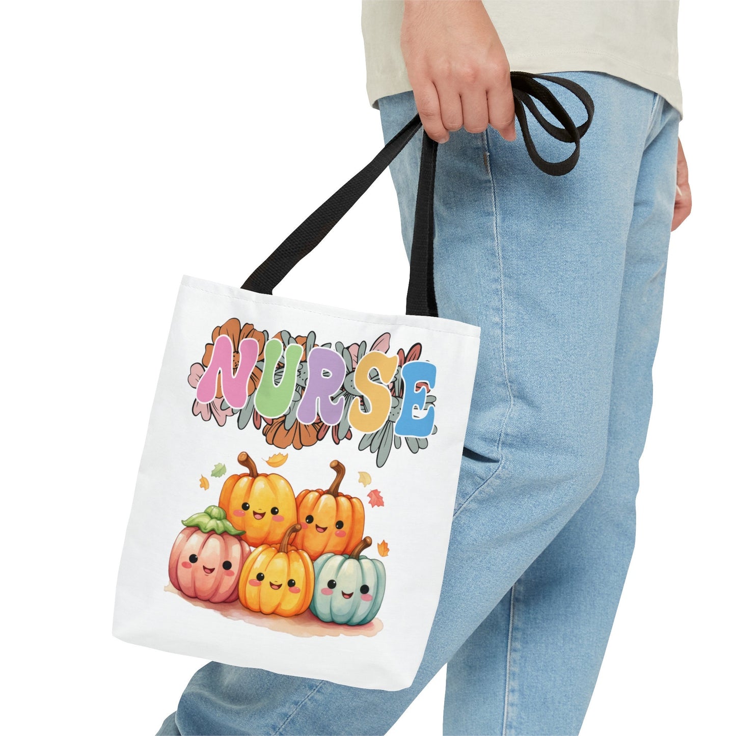 Cute Tote Bag with Beautiful Witch, Witch Tote bag for any Occassion, Cute Witch Tote bag for Halloween,  Mens, Womens, Kids Tote bag