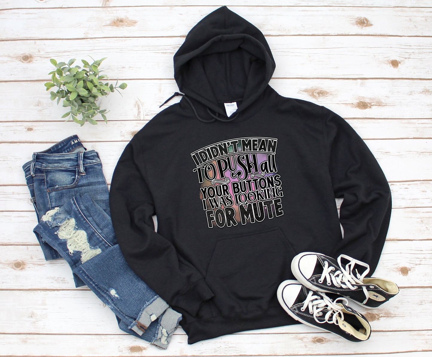 I Didnt mean to push all your buttons I was looking for mute Hoodie by Scorpion Tees and More. Warm and comfortable yet Stylish enough to go with anything in your wardrobe. Great hoodie to turn heads and bring smiles.
www.scorpiontees.etsy.com