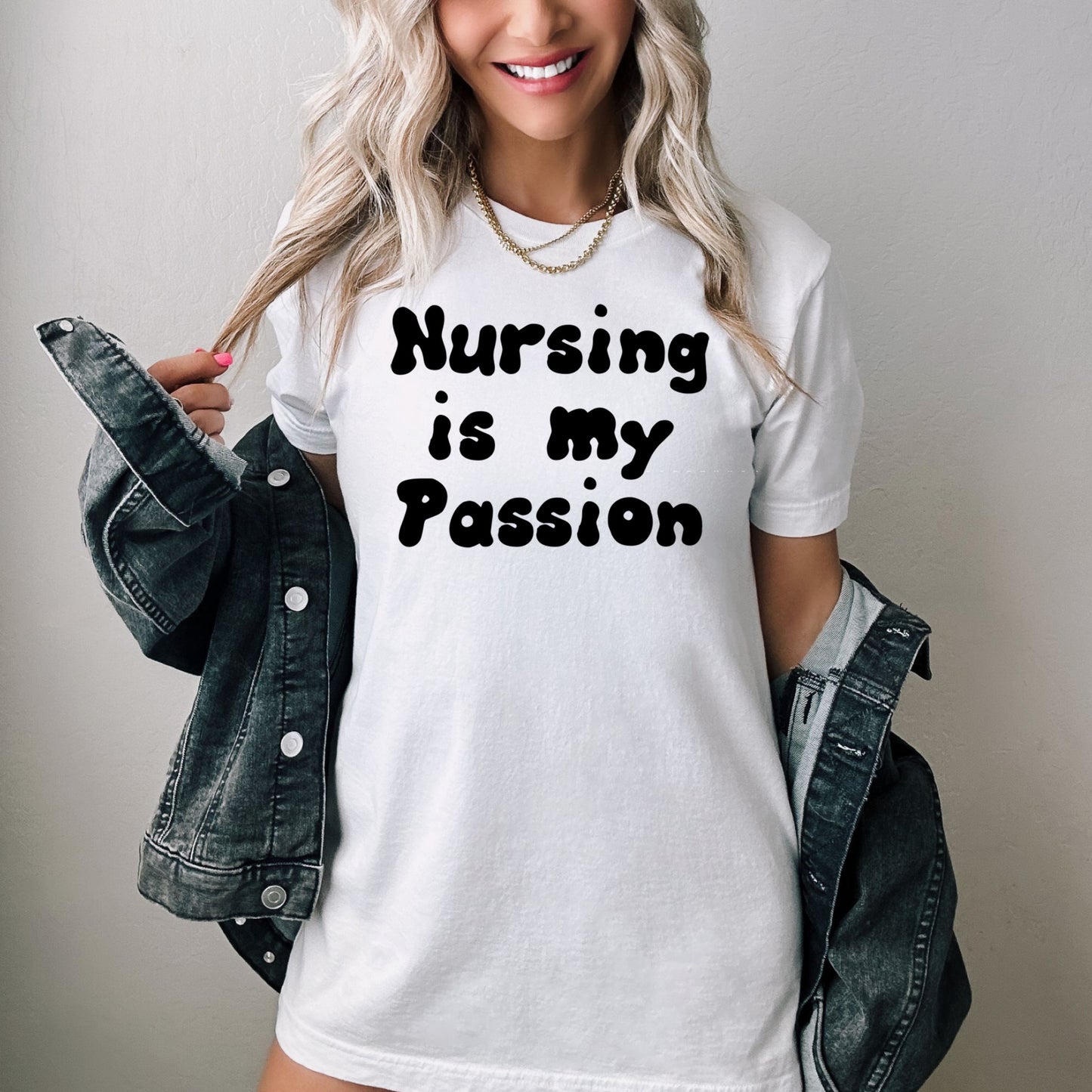 Nursing is my passion Shirt, I love nurses shirt, great gift shirt for nurses, gift shirt for special nurse, Thank you gift shirt for nurses