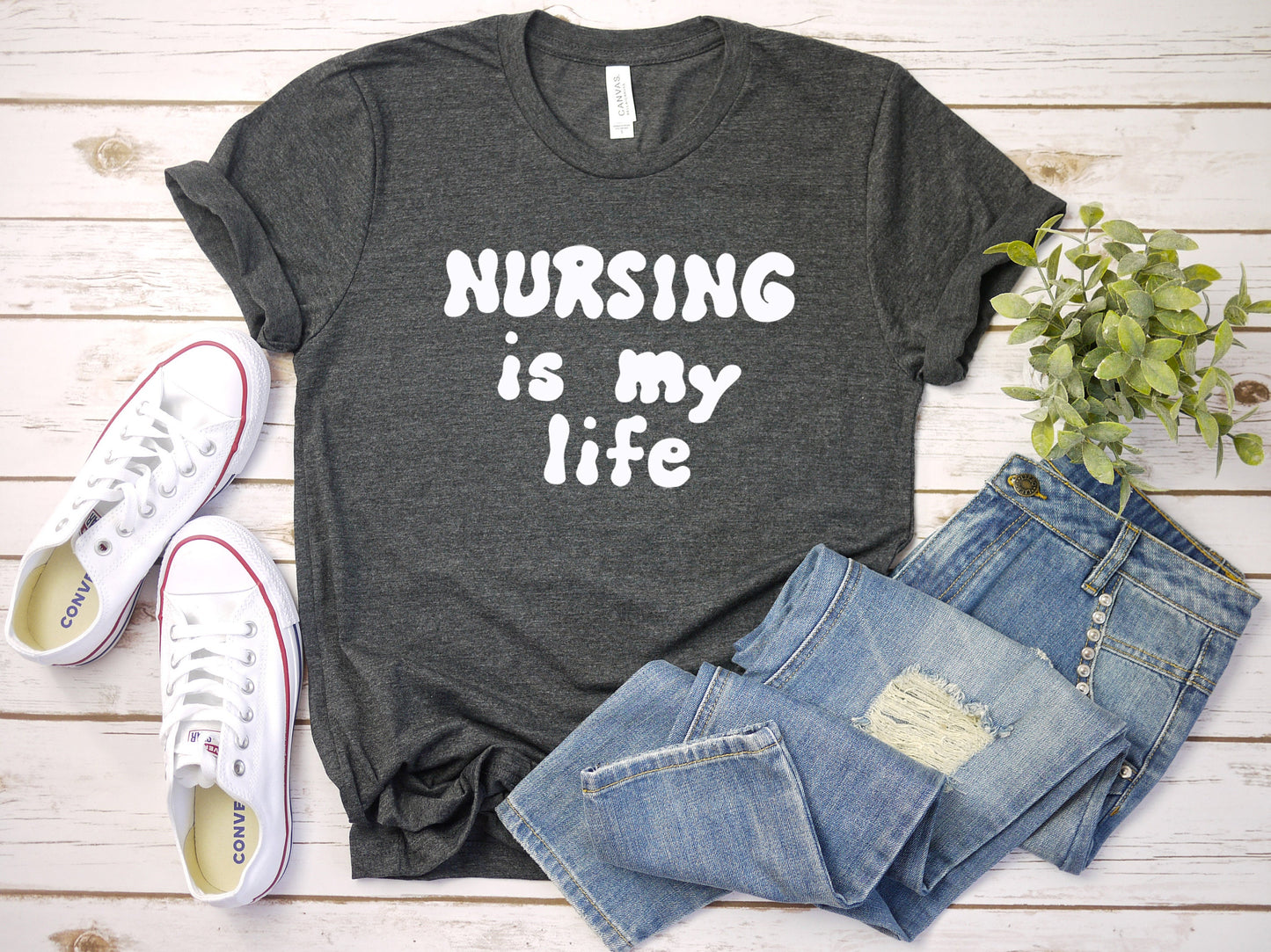 Nursing Is My Life Shirt, I love nurses shirt, Awesome gift shirt for nurses, gift shirt for special nurse, Thank you gift shirt for nurses