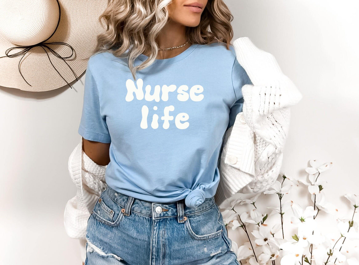 Nurse Life Shirt, I love nurses shirt, Awesome gift shirt for nurses, gift shirt for a special nurse, Thank you gift shirt for nurses