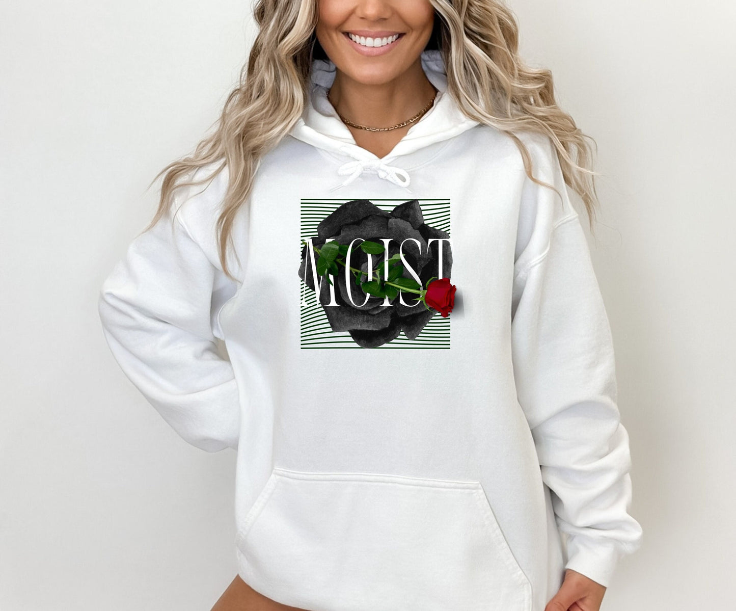 Moist rose funny graphic Hoodie, Moist flower Hoodie, people hate the word moist Hoodie, Cringe worthy moist Hoodie, hated word Moist Hoodie