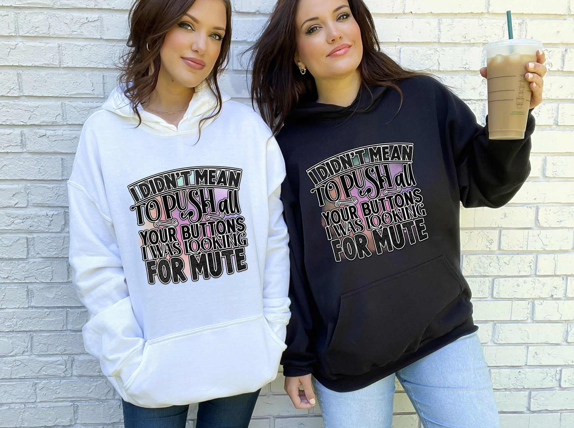 I Didnt mean to push all your buttons I was looking for mute Hoodie by Scorpion Tees and More. Warm and comfortable yet Stylish enough to go with anything in your wardrobe. Great hoodie to turn heads and bring smiles.
www.scorpiontees.etsy.com