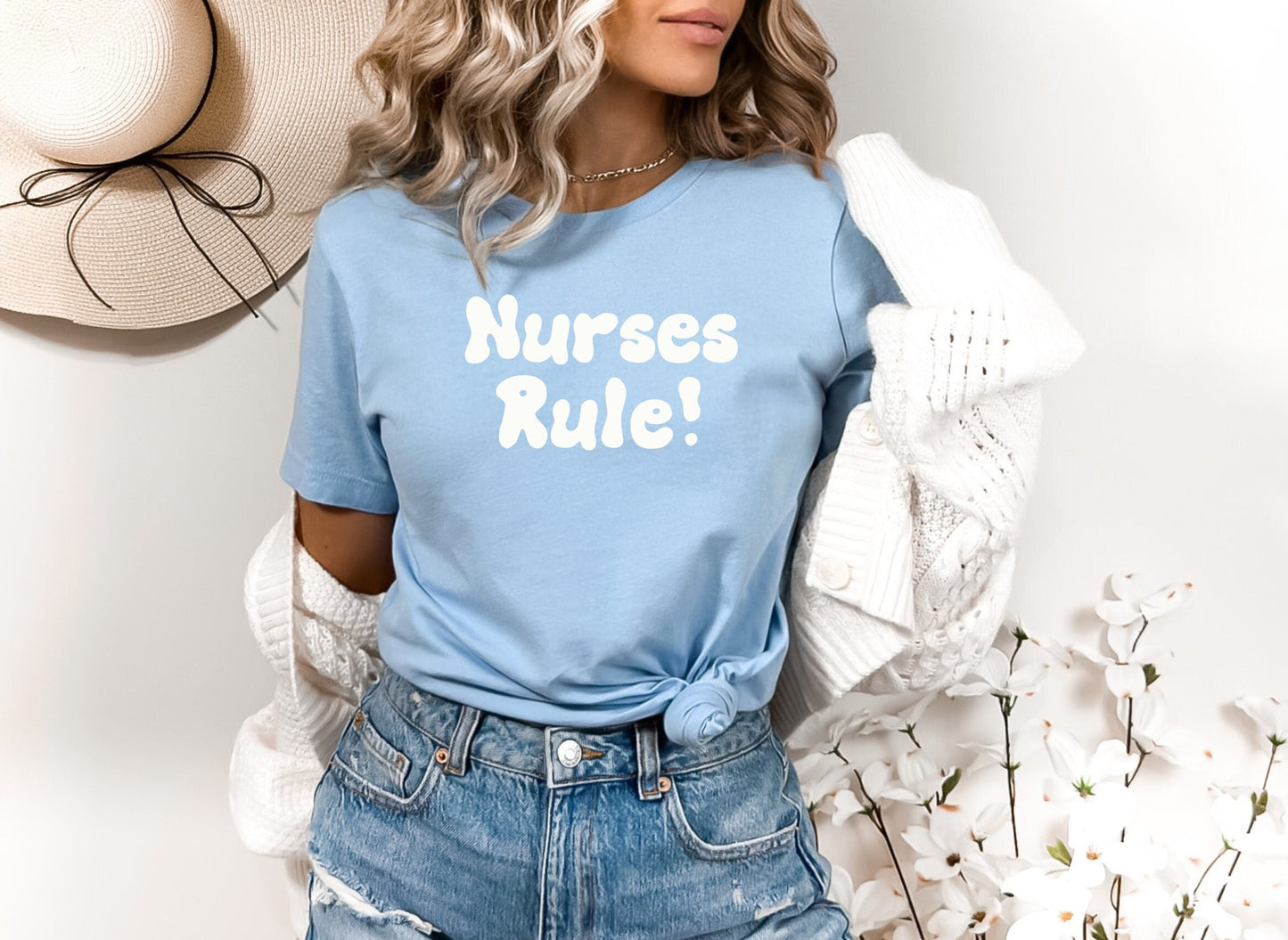 Nurses Rule Shirt, I love nurses shirt, Awesome gift shirt for nurses, gift shirt for a special nurse, Thank you gift shirt for nurses