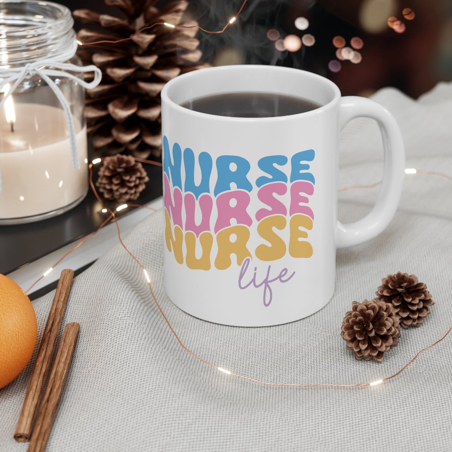 Nurse Nurse Nurse life Mug, I love nurses Mug, Awesome gift Mug for nurses, gift Mug for a special nurse, Thank you gift Mug for nurses