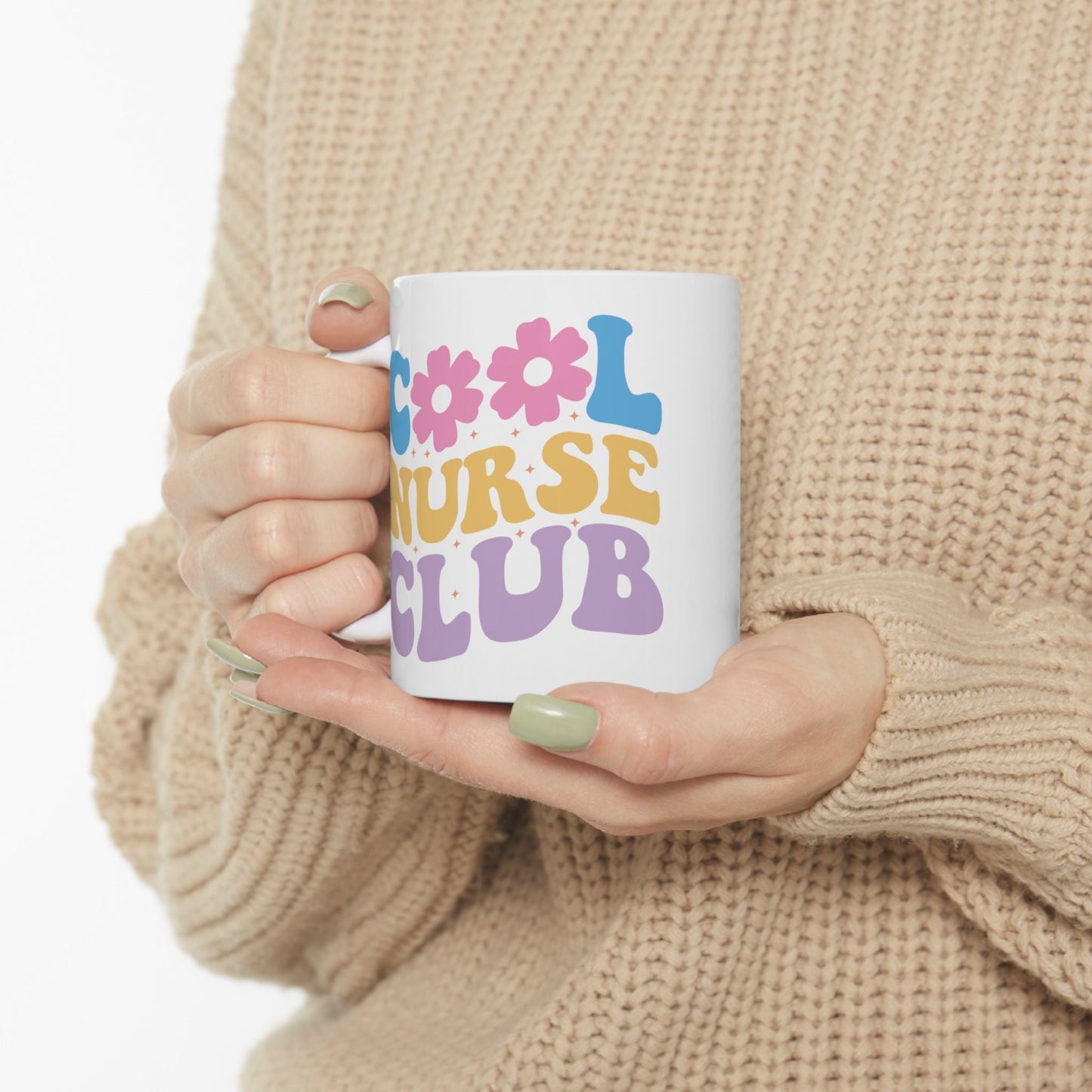 Cool Nurse Club Nursing Mug, I love nurses Mug, Awesome gift Mug for nurses, gift Mug for a special nurse, Thank you gift Mug for nurses