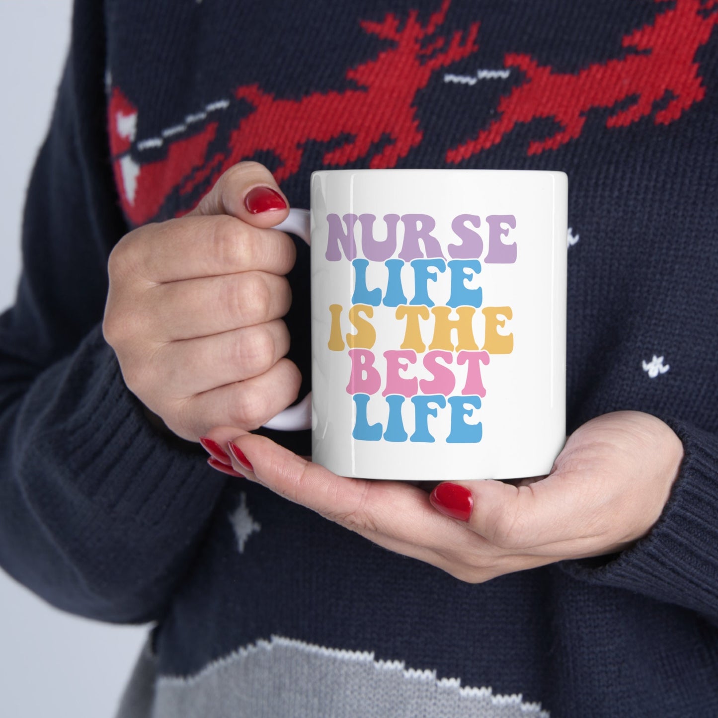 Nuse Life is the best life Mug, I love nurses Mug, Awesome gift Mug for nurses, gift Mug for a special nurse, Thank you gift Mug for nurses