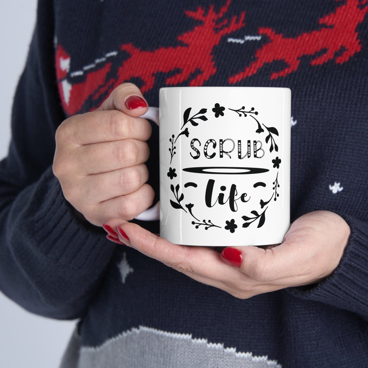 Scrub Life Nursing Mug, I love nurses Mug, Awesome gift Mug for nurses, gift Mug for a special nurse, Thank you gift Mug for nurses