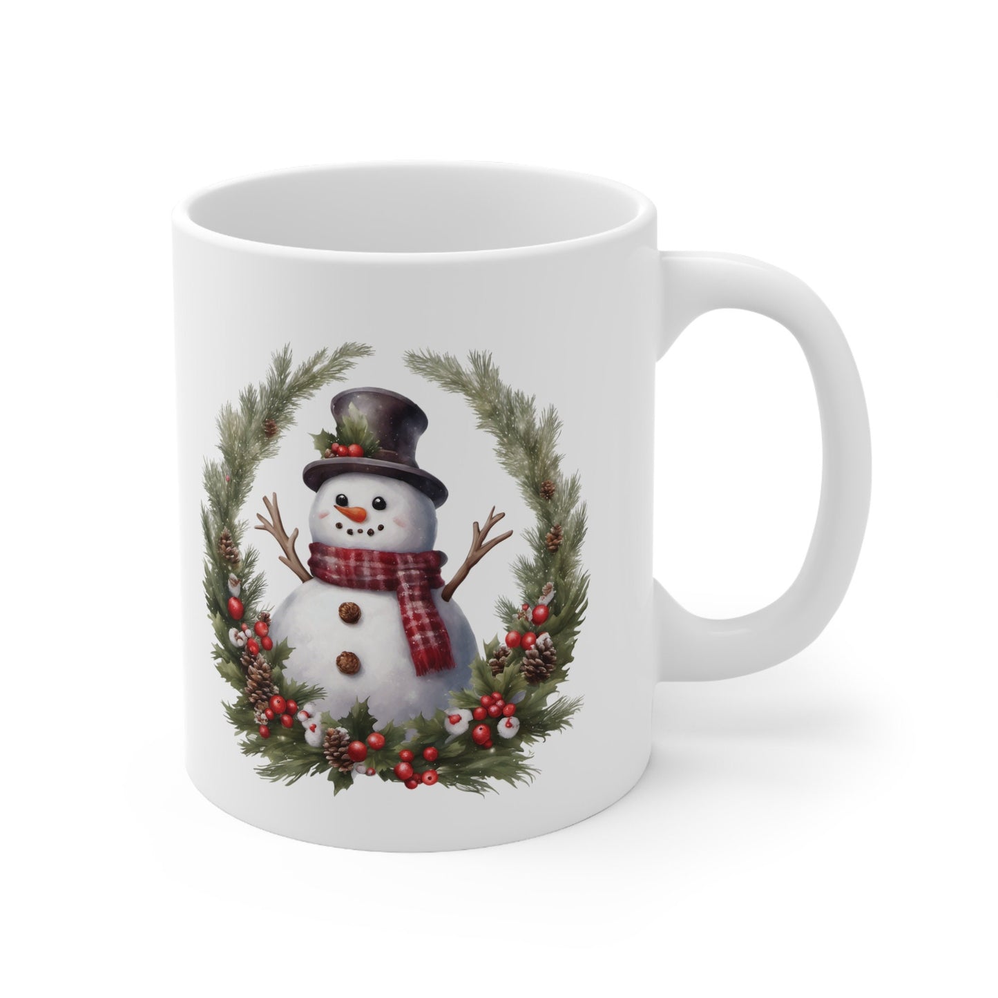 Snowman Reef Christmas Mug, Perfect Holiday Cheer Coffee Mug, Gift Mug for Christmas Spirit, Cute X-Mas mug for Family and friends