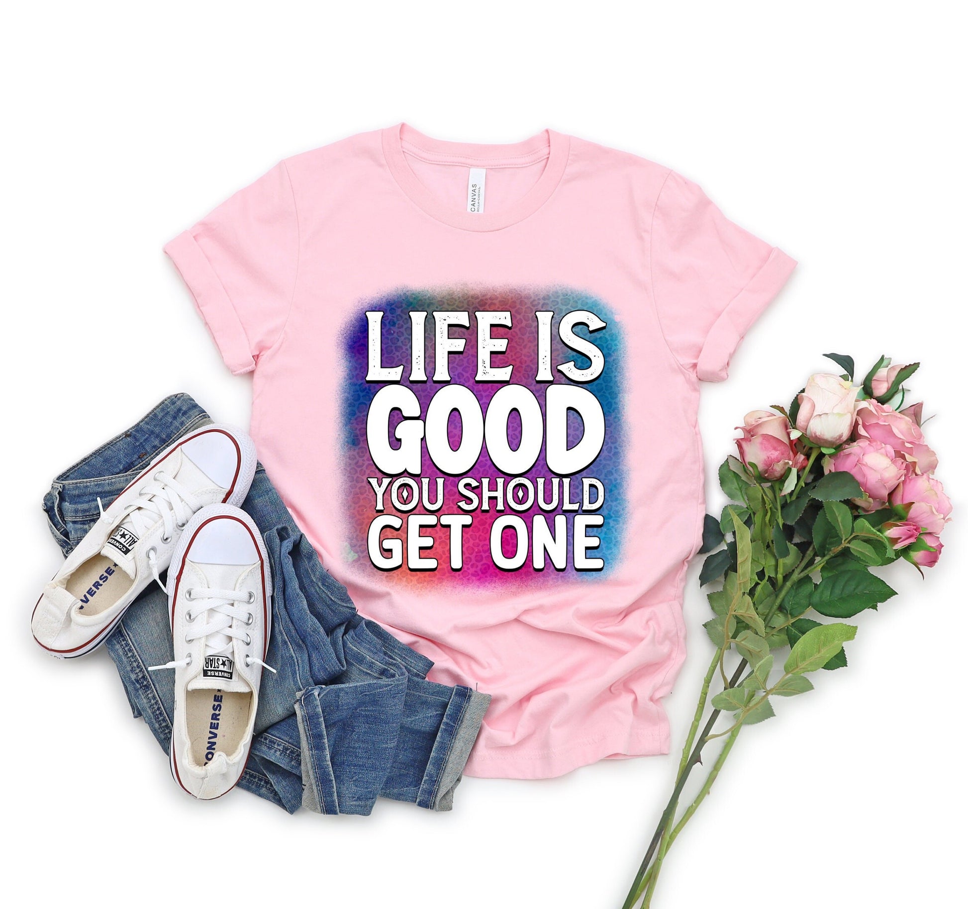 Hilarious and Colorful Life Is Good You Should Get One Shirt. The Shirt Will Make You The Life of The Party. Get Great Laughs While Inspiring Few People and Insulting the Haters. Don't Wait! Get Your Today.  www.scorpiontees.etsy.com