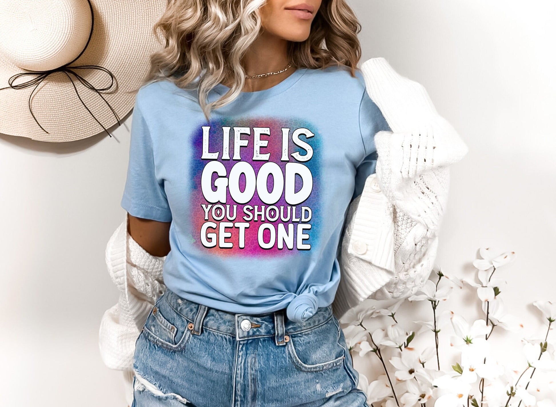 Hilarious and Colorful Life Is Good You Should Get One Shirt. The Shirt Will Make You The Life of The Party. Get Great Laughs While Inspiring Few People and Insulting the Haters. Don't Wait! Get Your Today.  www.scorpiontees.etsy.com