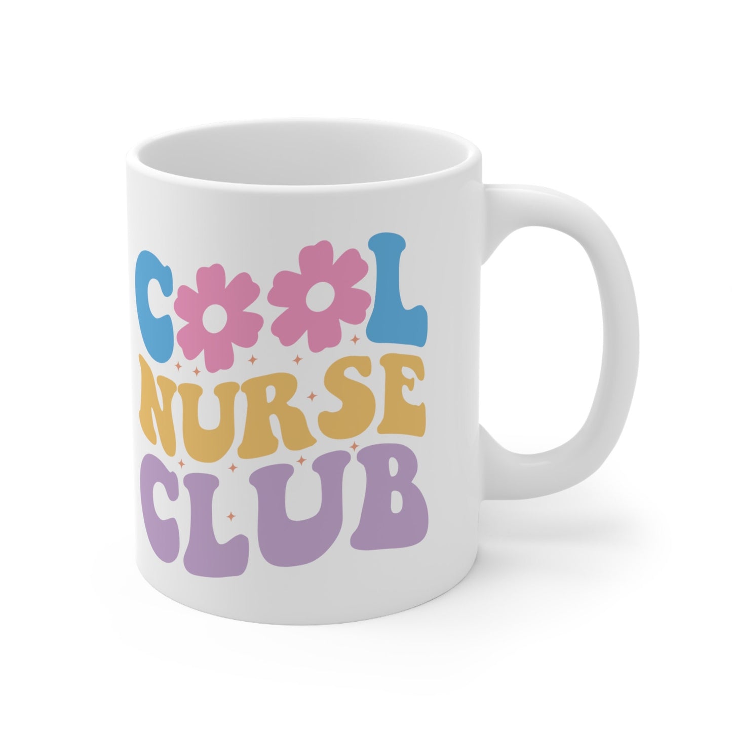 Cool Nurse Club Nursing Mug, I love nurses Mug, Awesome gift Mug for nurses, gift Mug for a special nurse, Thank you gift Mug for nurses