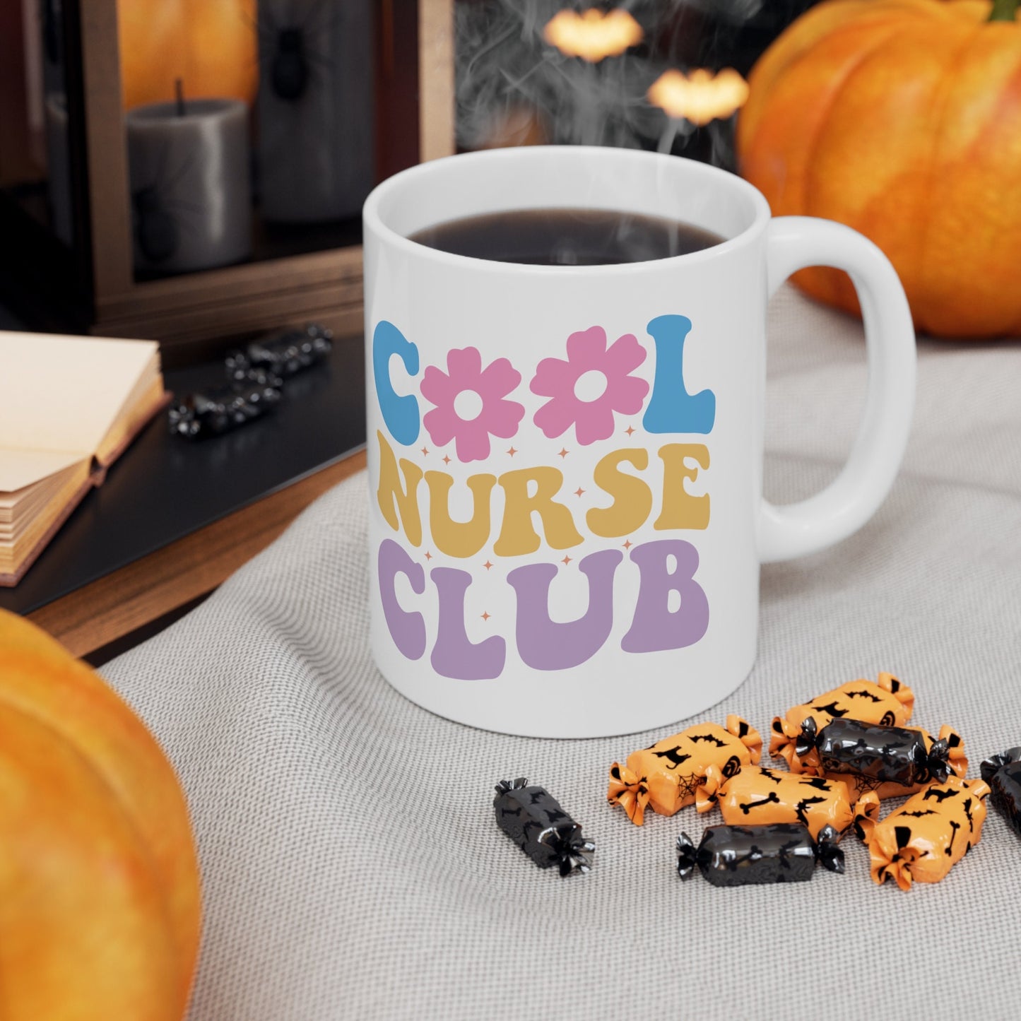 Cool Nurse Club Nursing Mug, I love nurses Mug, Awesome gift Mug for nurses, gift Mug for a special nurse, Thank you gift Mug for nurses