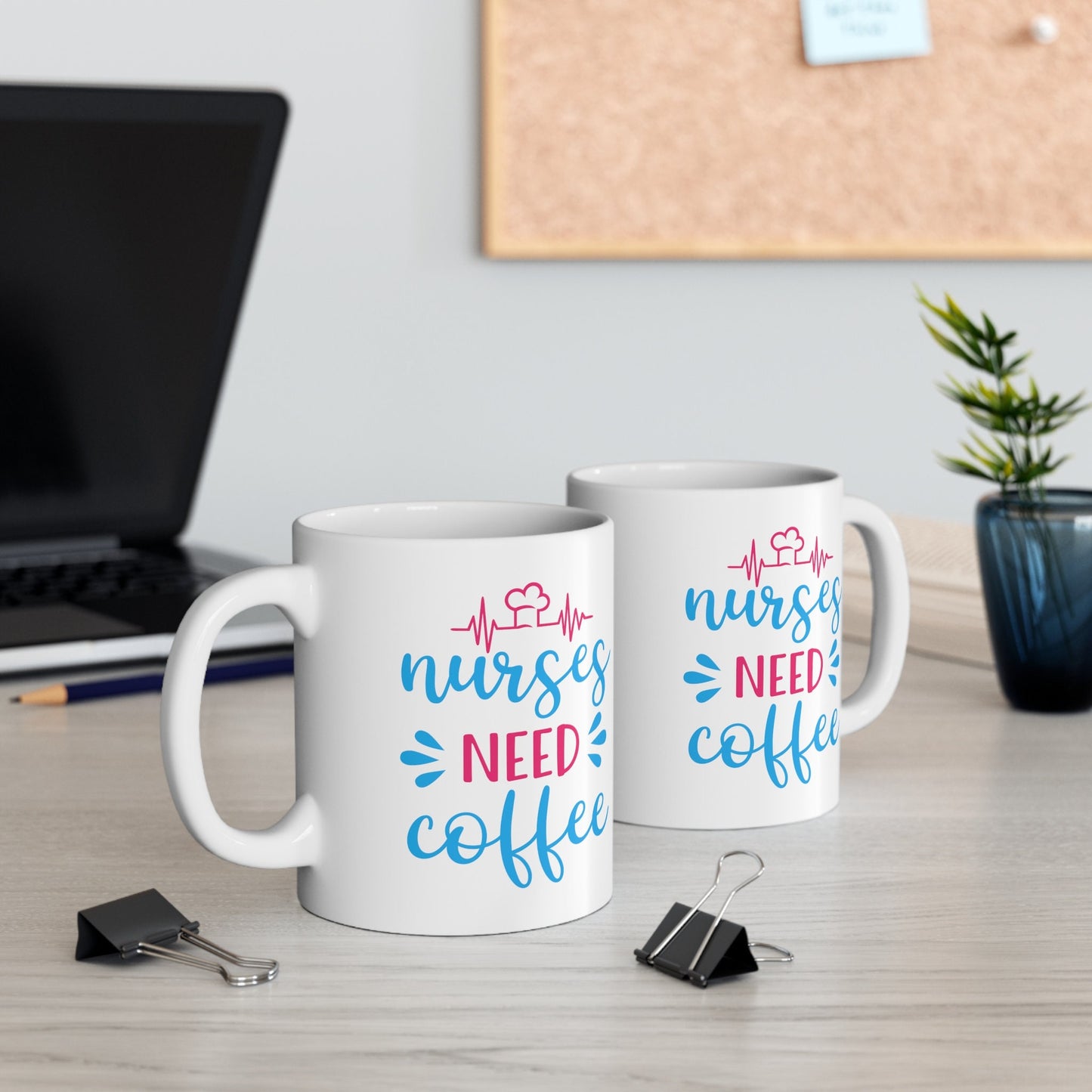 Nurses Need Coffee Nursing Mug, I love nurses Mug, Awesome gift Mug for nurses, gift Mug for a special nurse, Thank you gift Mug for nurses