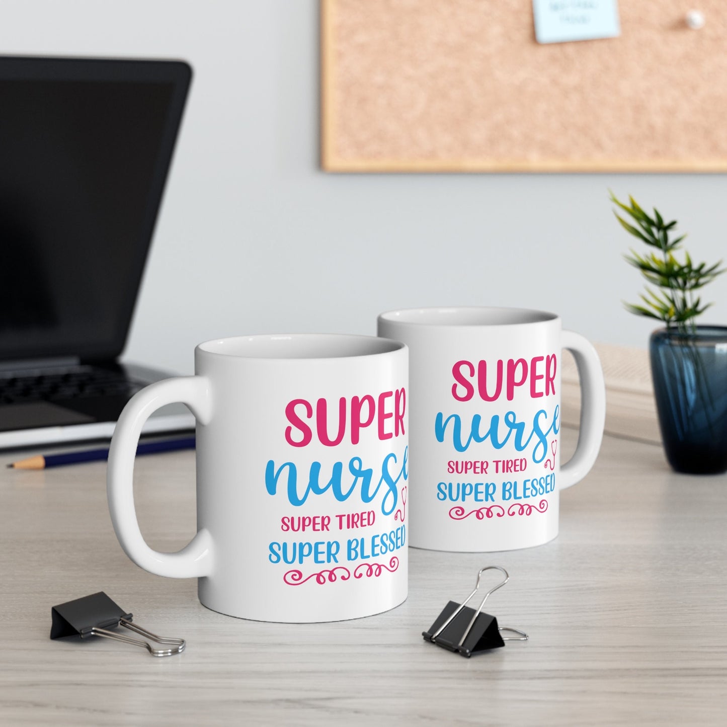 Super Blessed Nurse Nursing Mug, I love nurses Mug, Awesome gift Mug for nurses, gift Mug for a special nurse, Thank you gift Mug for nurses