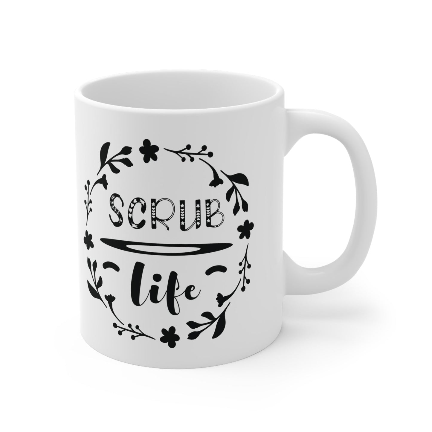 Scrub Life Nursing Mug, I love nurses Mug, Awesome gift Mug for nurses, gift Mug for a special nurse, Thank you gift Mug for nurses