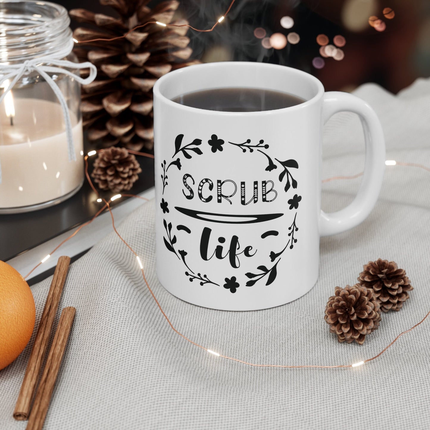 Scrub Life Nursing Mug, I love nurses Mug, Awesome gift Mug for nurses, gift Mug for a special nurse, Thank you gift Mug for nurses
