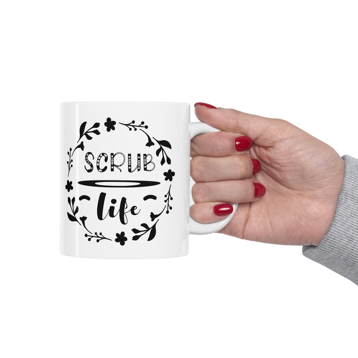Scrub Life Nursing Mug, I love nurses Mug, Awesome gift Mug for nurses, gift Mug for a special nurse, Thank you gift Mug for nurses