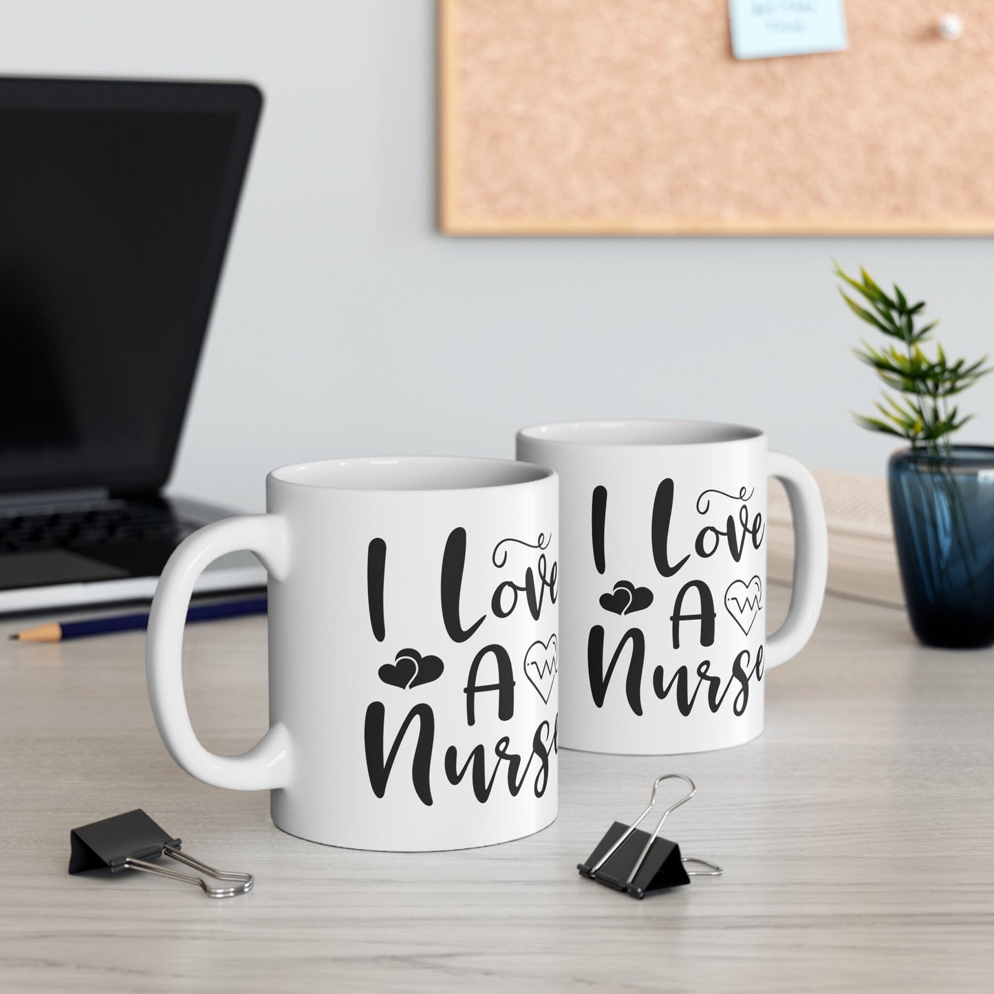 I Love A Nurse Nursing Mug, Perfect Nurses Mug, Awesome gift Mug for nurses, gift Mug for a special nurse, Thank you gift Mug for nurses