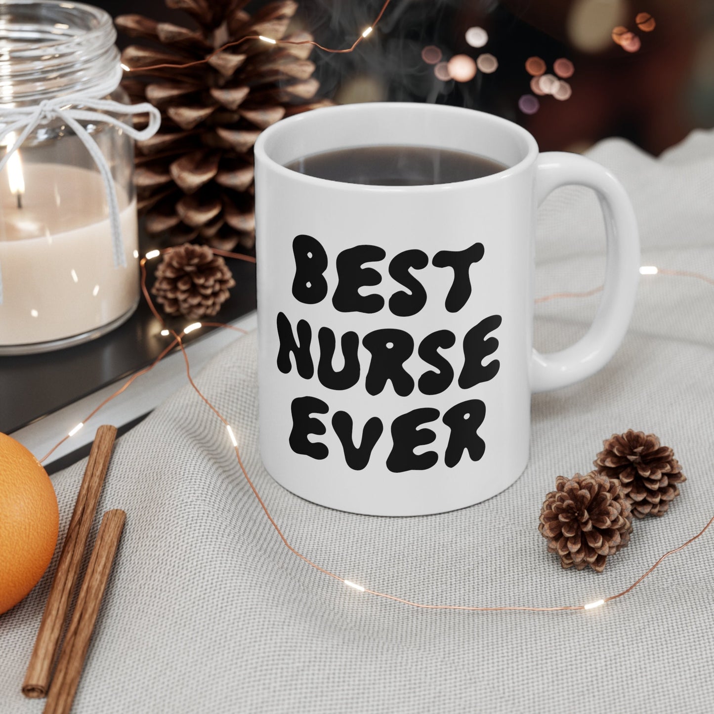 Best Nurse Ever Nursing Mug, I love nurses Mug, Awesome gift Mug for nurses, gift Mug for a special nurse, Thank you gift Mug for nurses