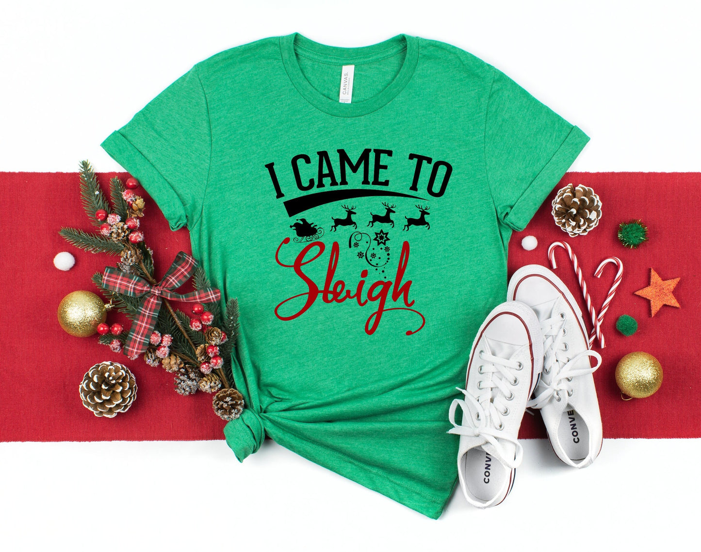 The I Came to Sleigh T-Shirt. Makes the Perfect Gift for Friends, Family, Coworkers or yourself.  Check Out My Shop for even more Fun Designs.
www.scorpiontees.etsy.com