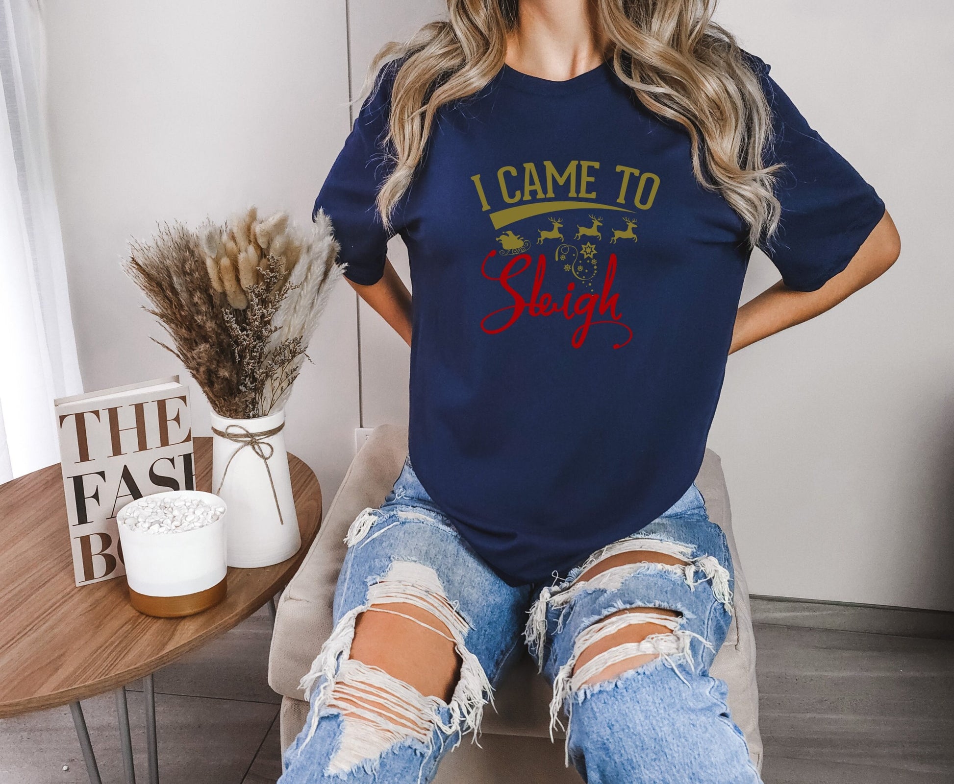 The I Came to Sleigh T-Shirt. Makes the Perfect Gift for Friends, Family, Coworkers or yourself.  Check Out My Shop for even more Fun Designs.
www.scorpiontees.etsy.com
