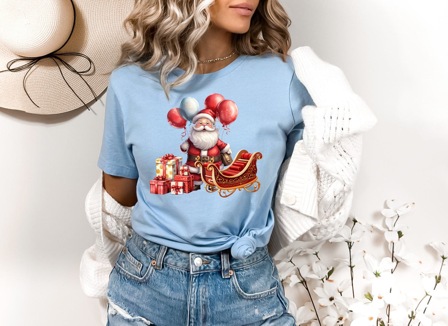 The Santas Sleigh with Presents T-Shirt. Makes the Perfect Gift for Friends, Family, Coworkers or yourself.  Check Out My Shop for even more Fun Designs.
www.scorpiontees.etsy.com