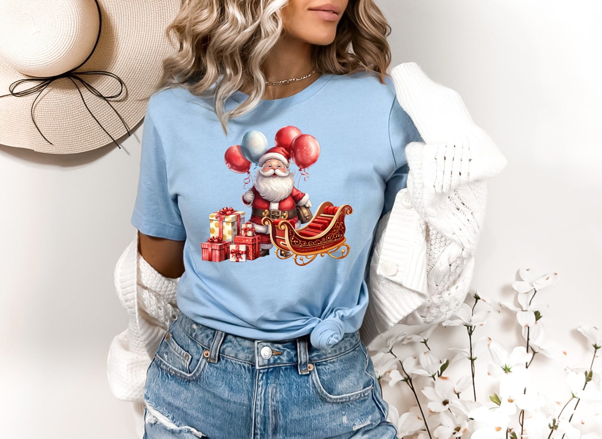 The Santas Sleigh with Presents T-Shirt. Makes the Perfect Gift for Friends, Family, Coworkers or yourself.  Check Out My Shop for even more Fun Designs.
www.scorpiontees.etsy.com