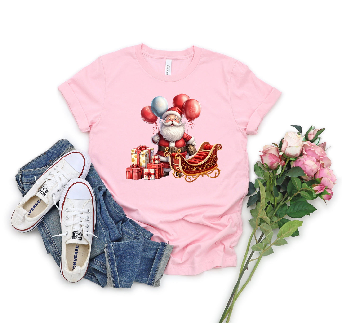The Santas Sleigh with Presents T-Shirt. Makes the Perfect Gift for Friends, Family, Coworkers or yourself.  Check Out My Shop for even more Fun Designs.
www.scorpiontees.etsy.com
