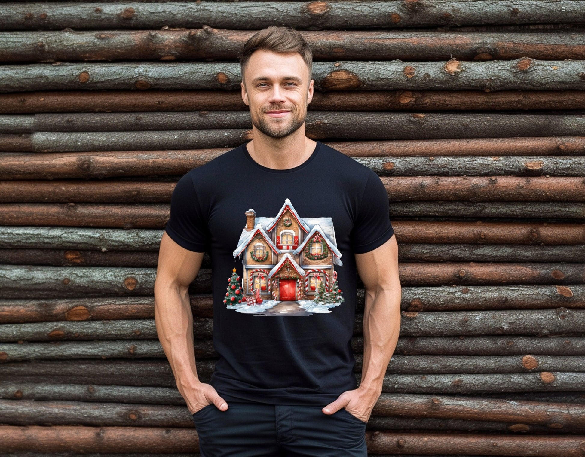 The Winter Cottage Christmas Wonderland T-Shirt. Makes the Perfect Gift for Friends, Family, Coworkers or yourself.  Check Out My Shop for even more Fun Designs.
www.scorpiontees.etsy.com