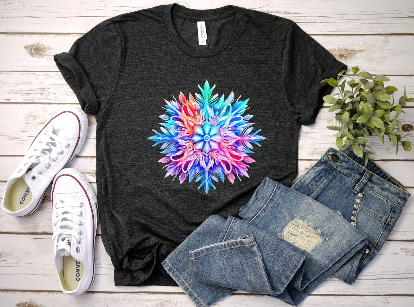 Snow Flake Christmas T-Shirt, Perfect Holiday Cheer Tee, Gift Shirt for Christmas Spirit, Cute Xmas Shirt for Family and friends