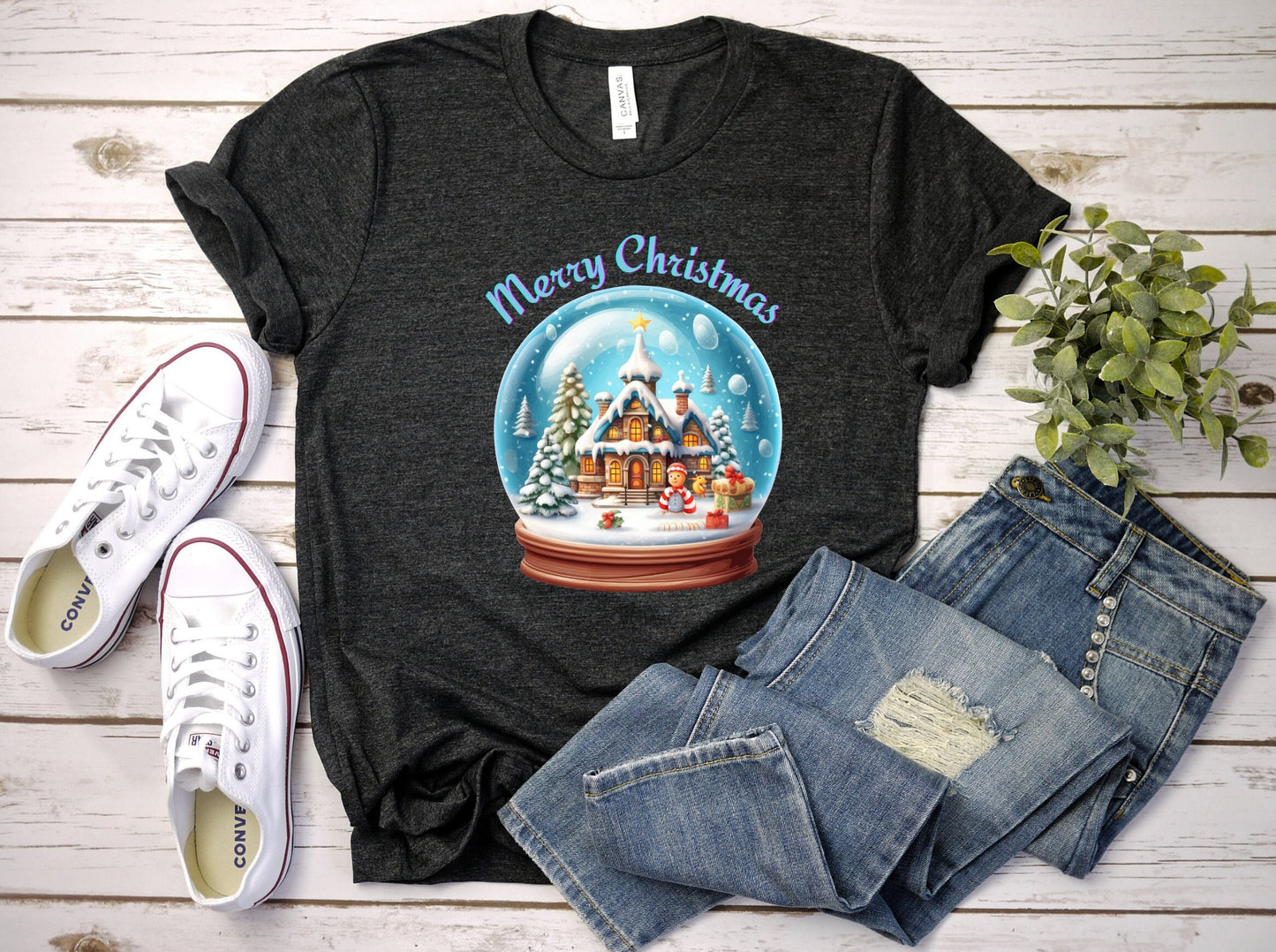 The Christmas Snow Globe Cottage T-Shirt Makes the Perfect Gift for Friends, Family, Coworkers or yourself.  Check Out My Shop for even more Great Designs.
www.scorpiontees.etsy.com