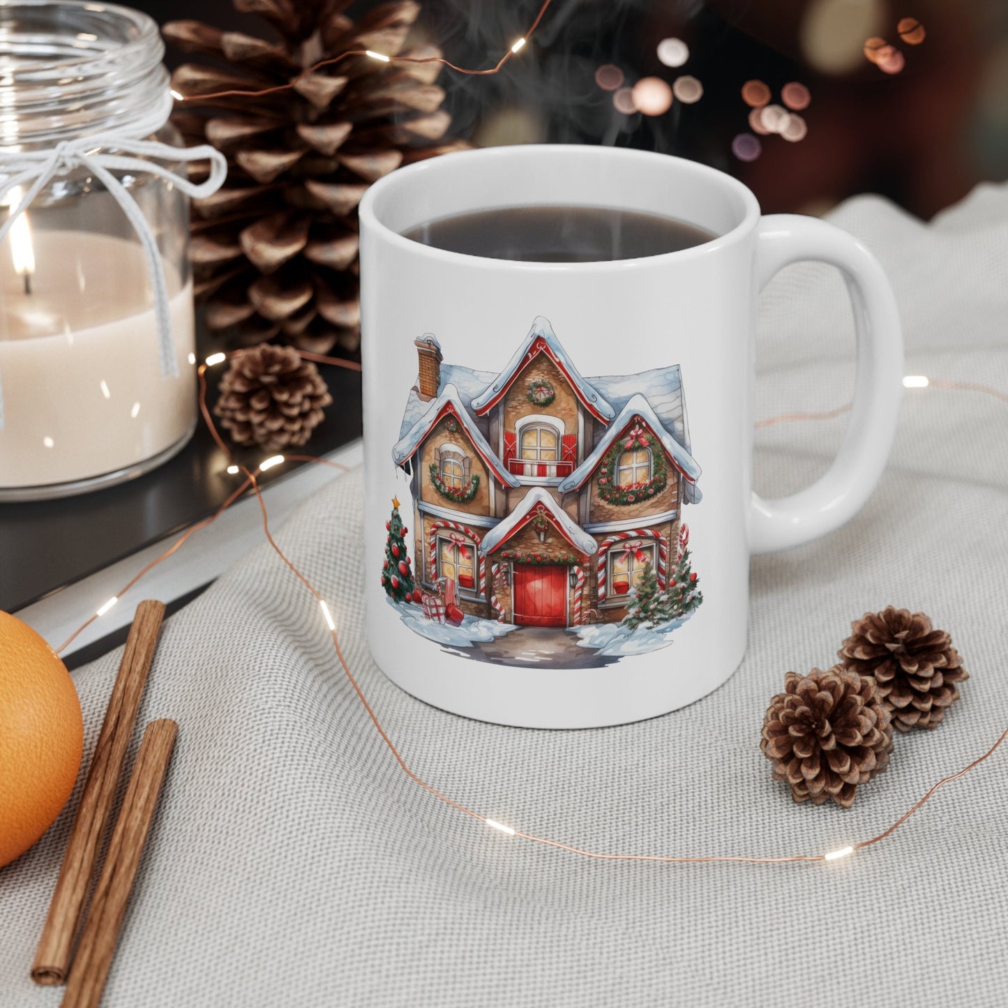 Winter Wonderland Christmas Mug, Perfect Holiday Cheer Coffee Mug, Gift Mug for Christmas Spirit, Cute Christmas mug for Family and friends