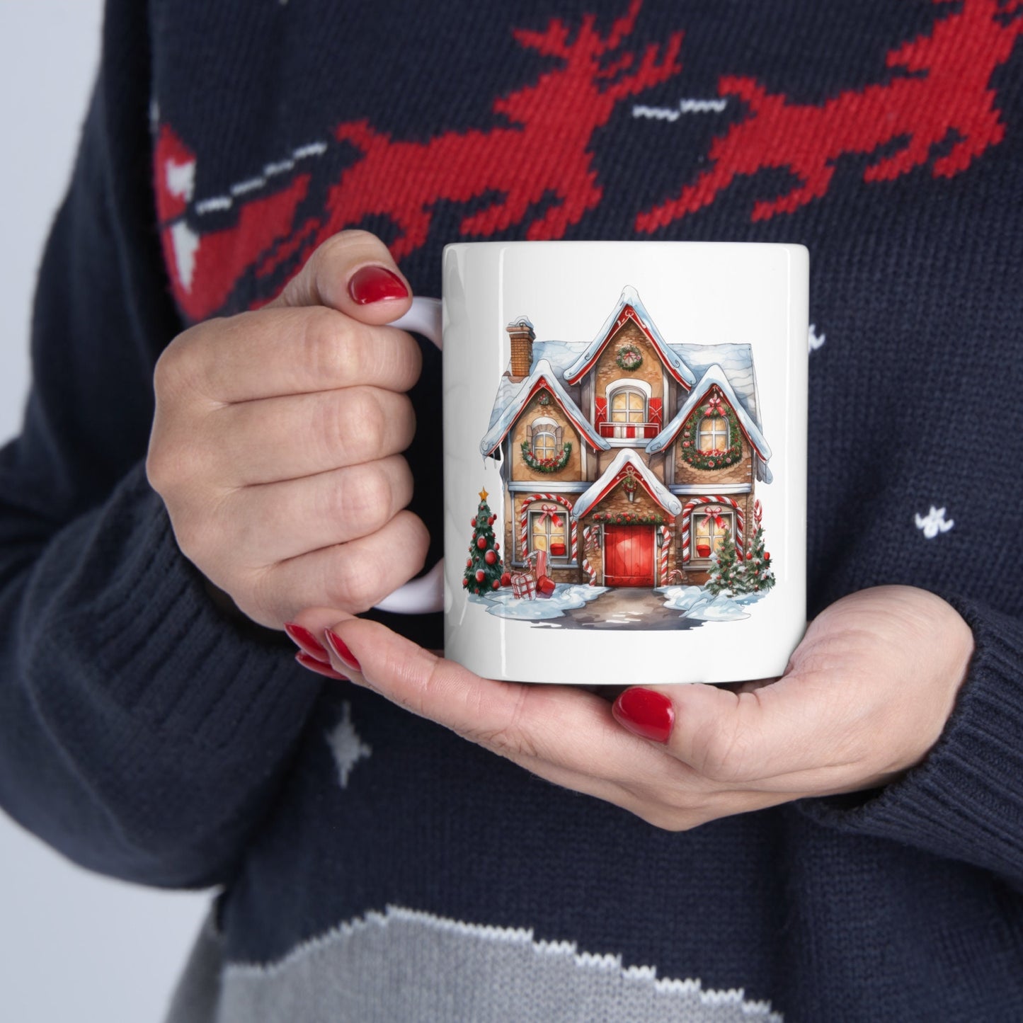 Winter Wonderland Christmas Mug, Perfect Holiday Cheer Coffee Mug, Gift Mug for Christmas Spirit, Cute Christmas mug for Family and friends