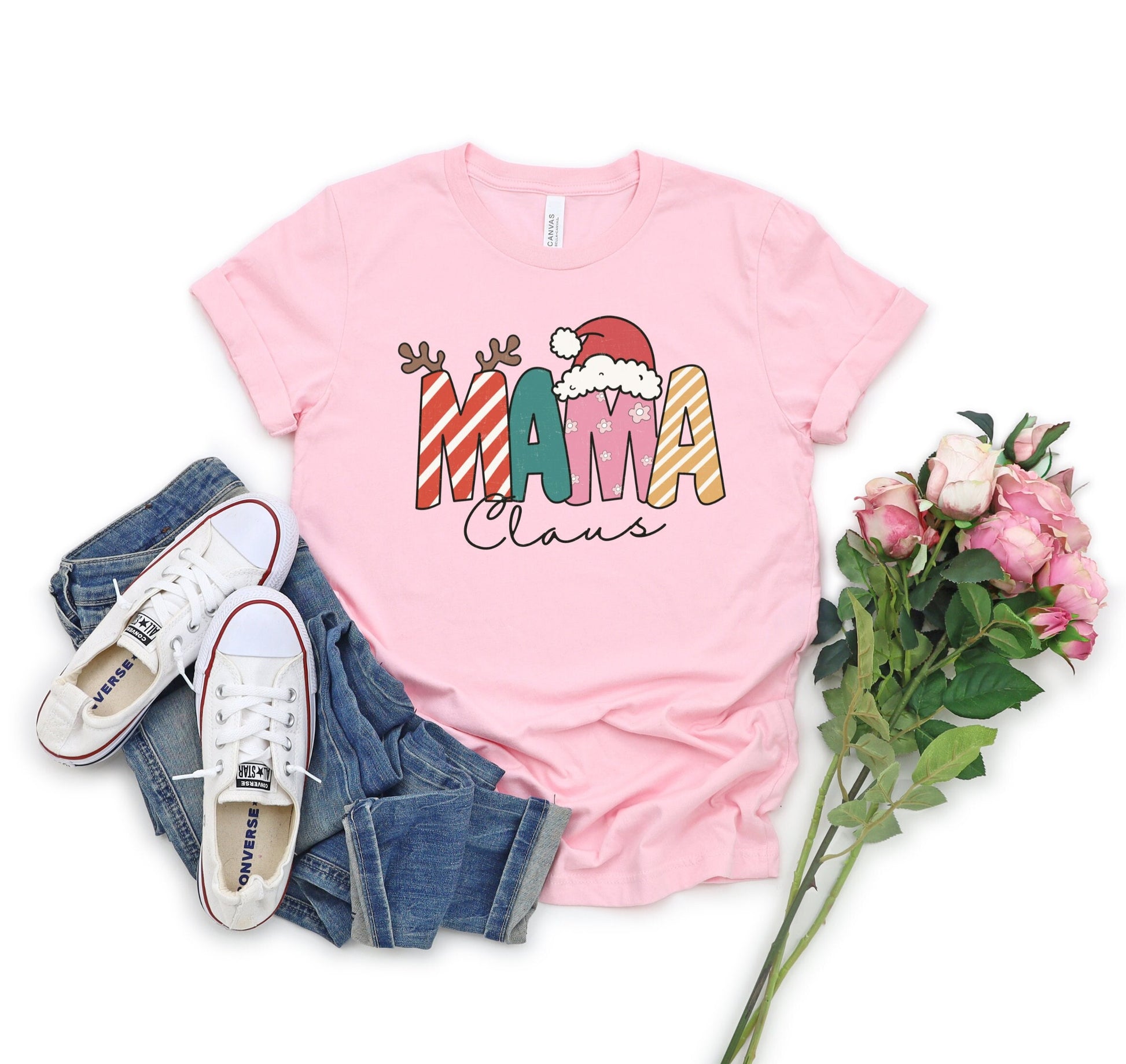 The Christmas Mama Claus Shirt Makes the Perfect Gift for Friends, Family, Coworkers or yourself.  Check Out My Shop for even more Great Designs.
www.scorpiontees.etsy.com