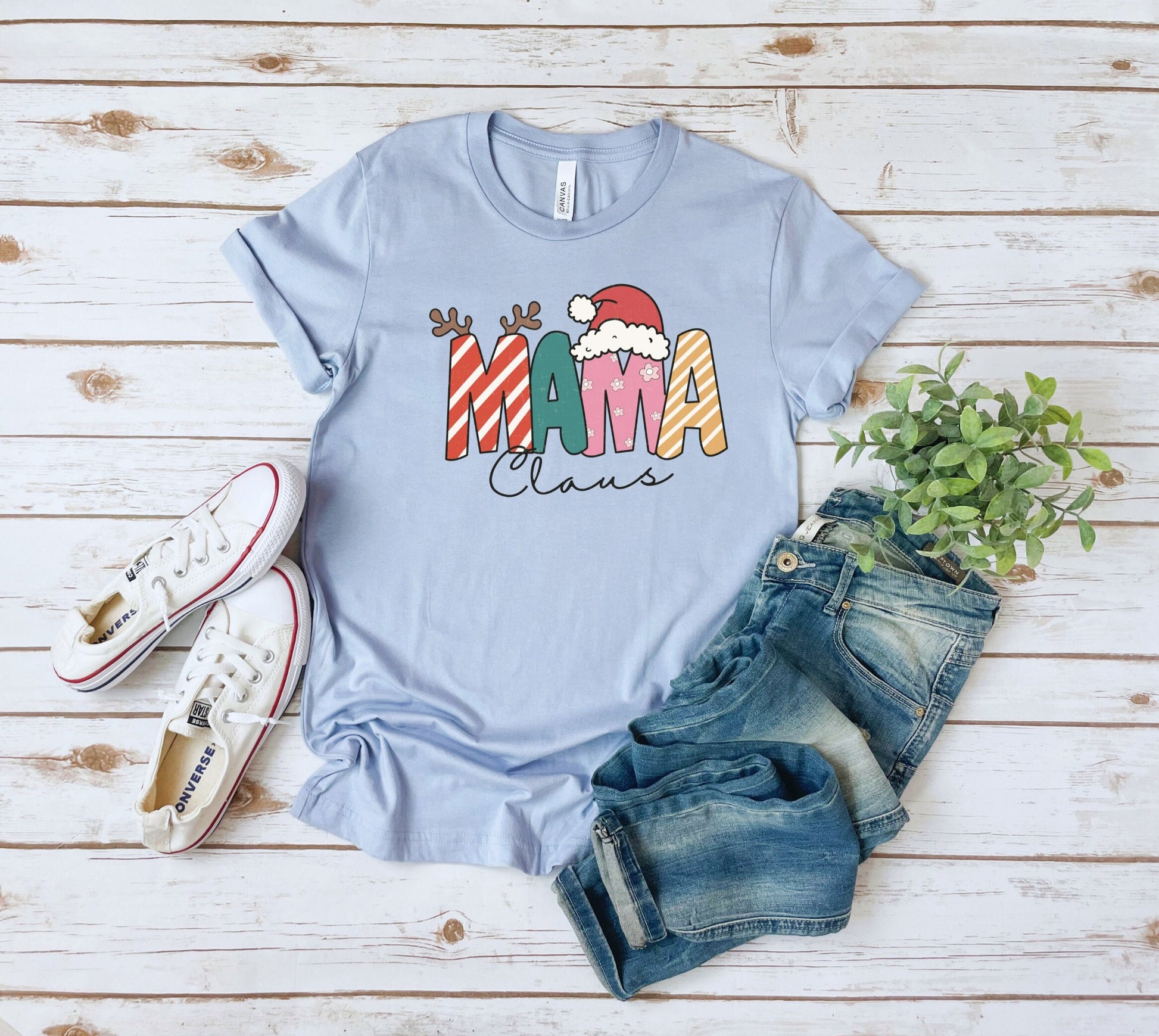 The Christmas Mama Claus Shirt Makes the Perfect Gift for Friends, Family, Coworkers or yourself.  Check Out My Shop for even more Great Designs.
www.scorpiontees.etsy.com