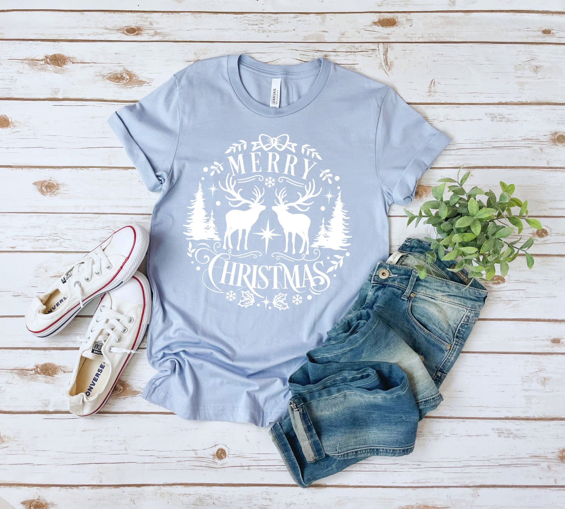 The Ornamental Reindeer Christmas Shirt Makes the Perfect Gift for Friends, Family, Coworkers or yourself.  Check Out My Shop for even more Great Designs. www.scorpiontees.etsy.com