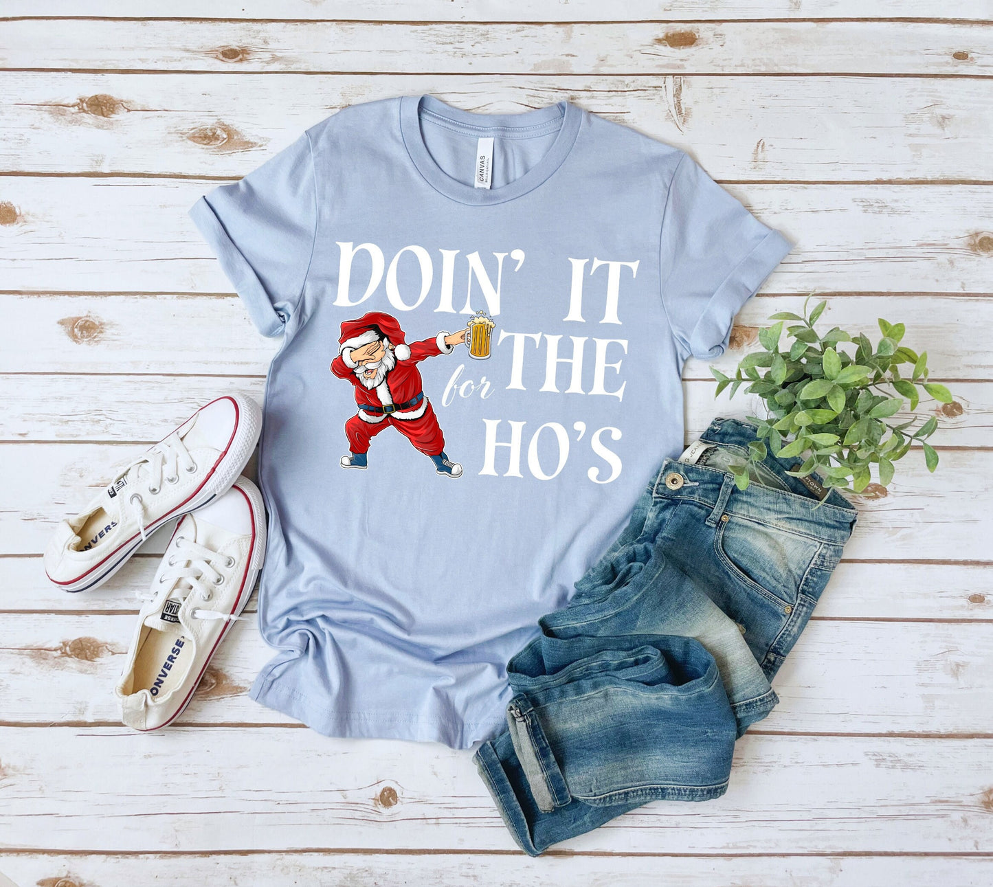 The Santa Claus Doing it for the Hos, Christmas Shirt Makes the Perfect Gift for Friends, Family, Coworkers or yourself.  Check Out My Shop for even more Great Designs.  www.scorpiontees.etsy.com